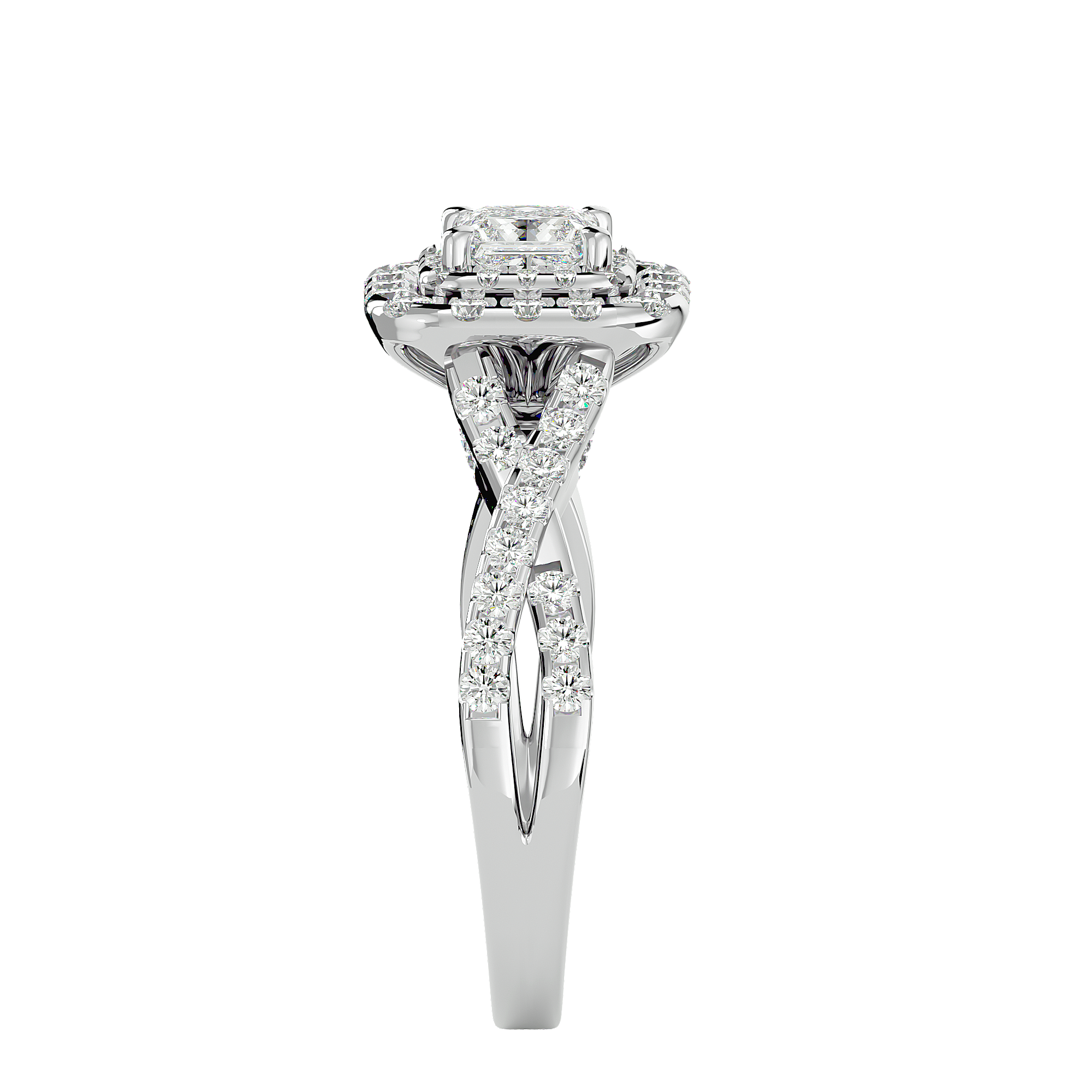 HOH Camille Diamond Halo Ring
