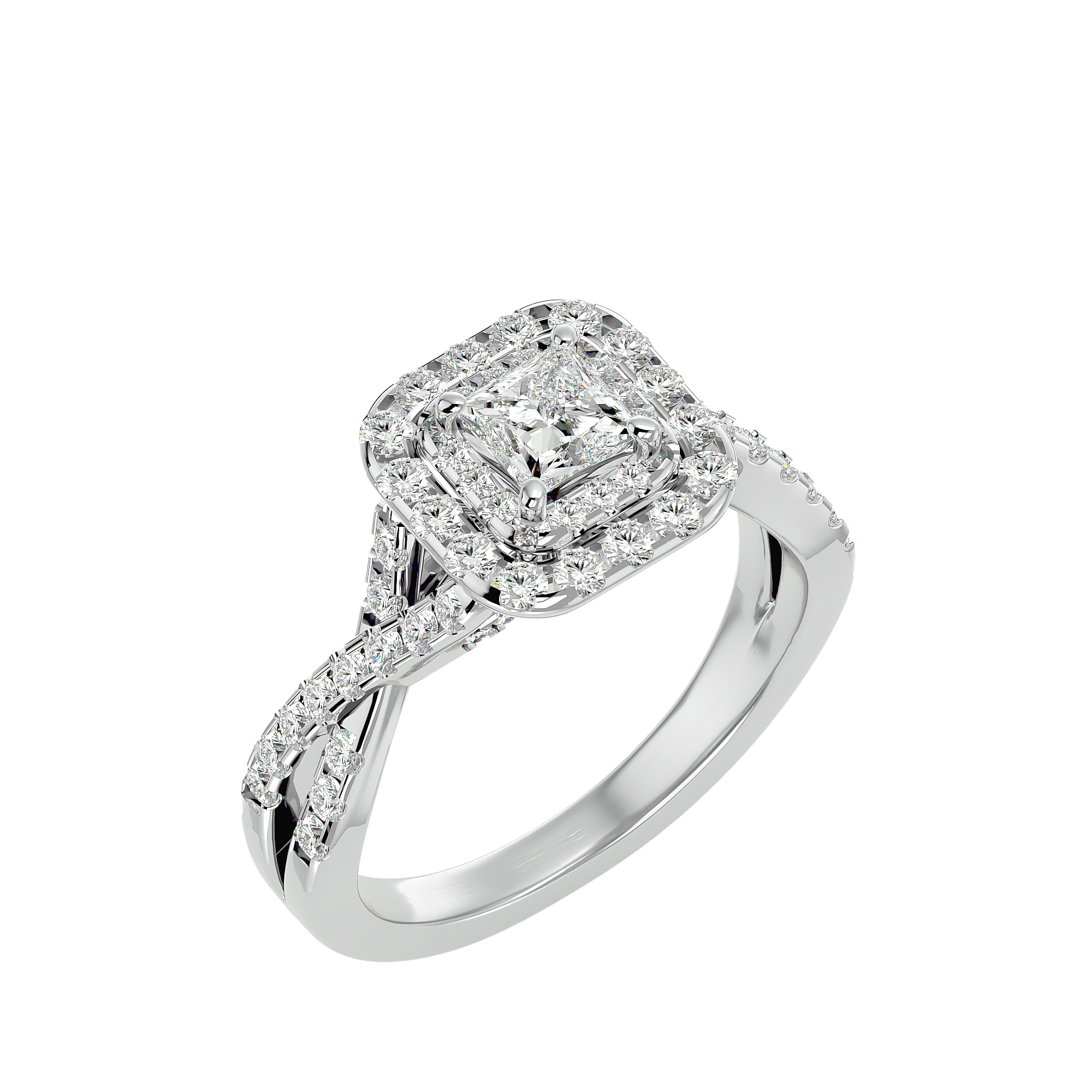 HOH Camille Diamond Halo Ring