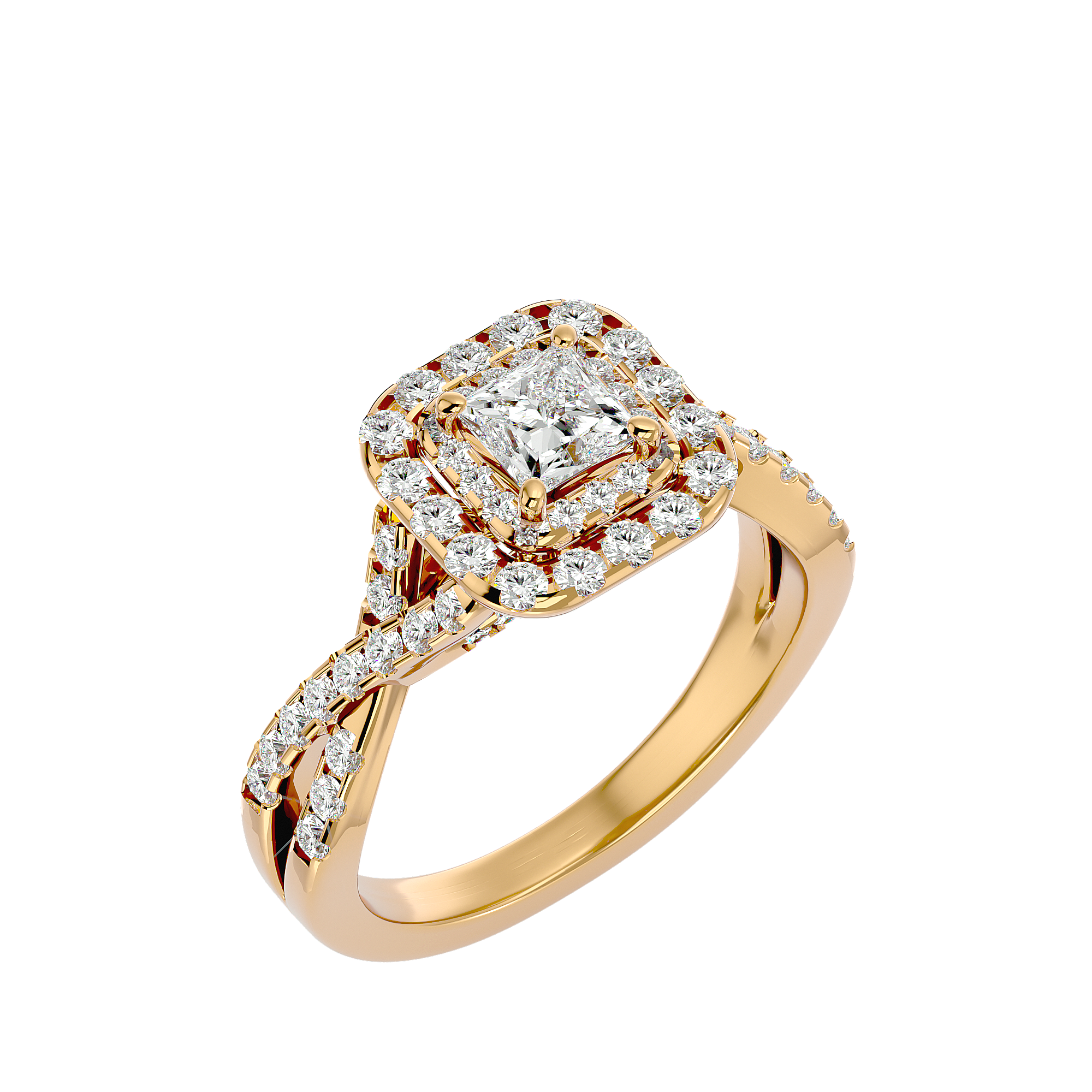 HOH Camille Diamond Halo Ring