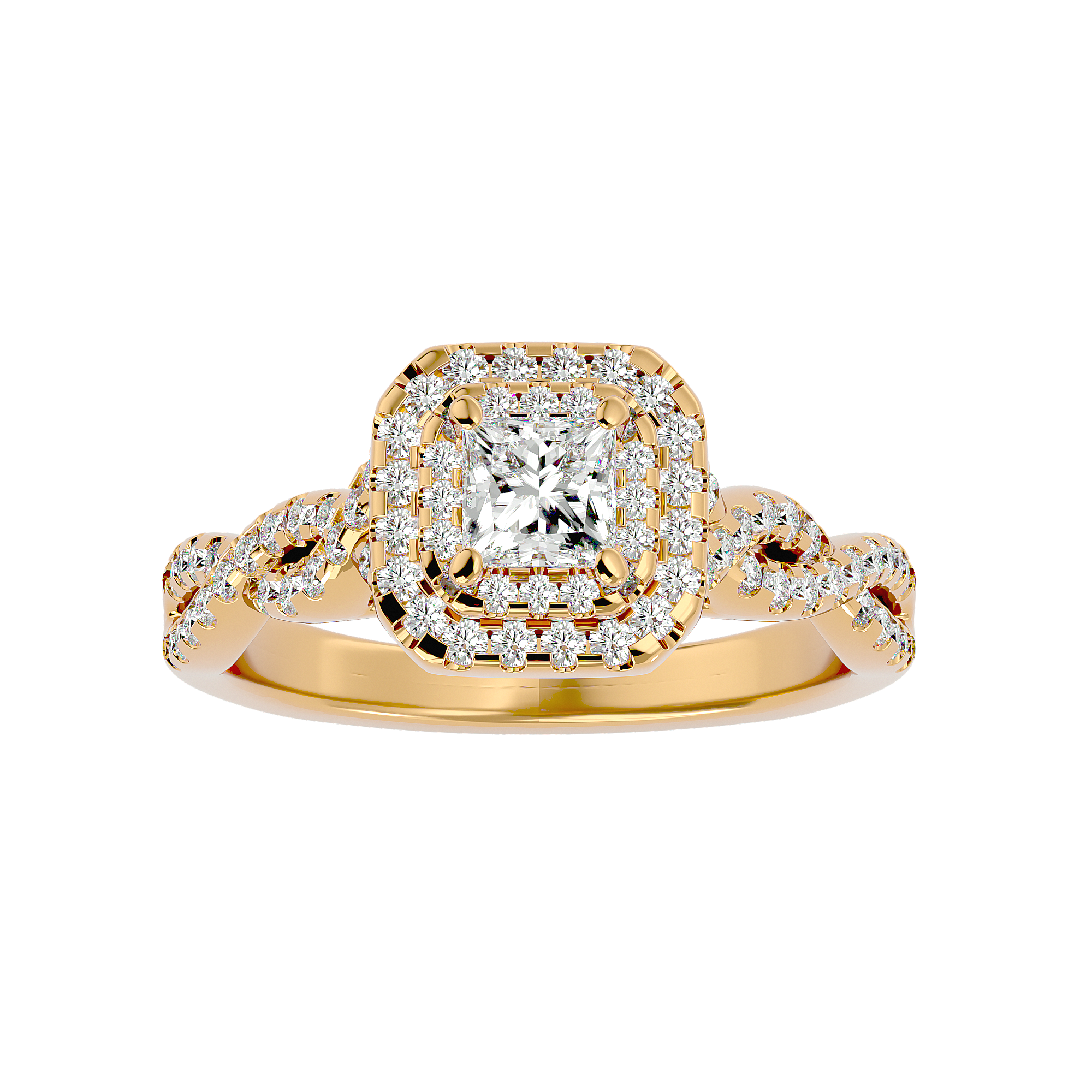 HOH Candida Diamond Halo Ring