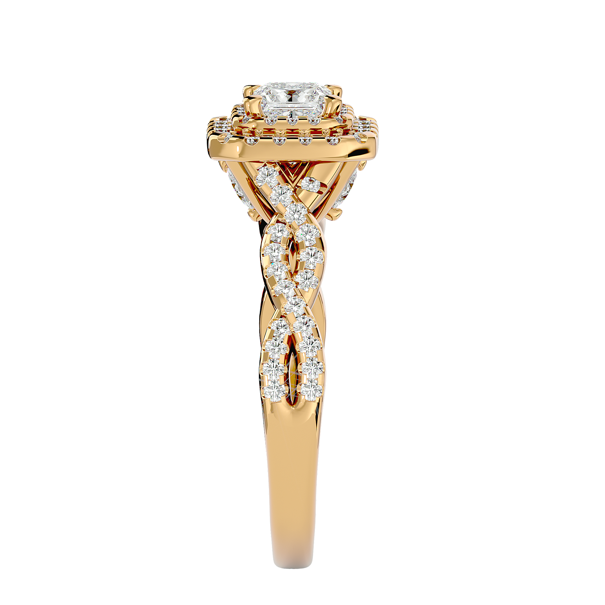HOH Candida Diamond Halo Ring