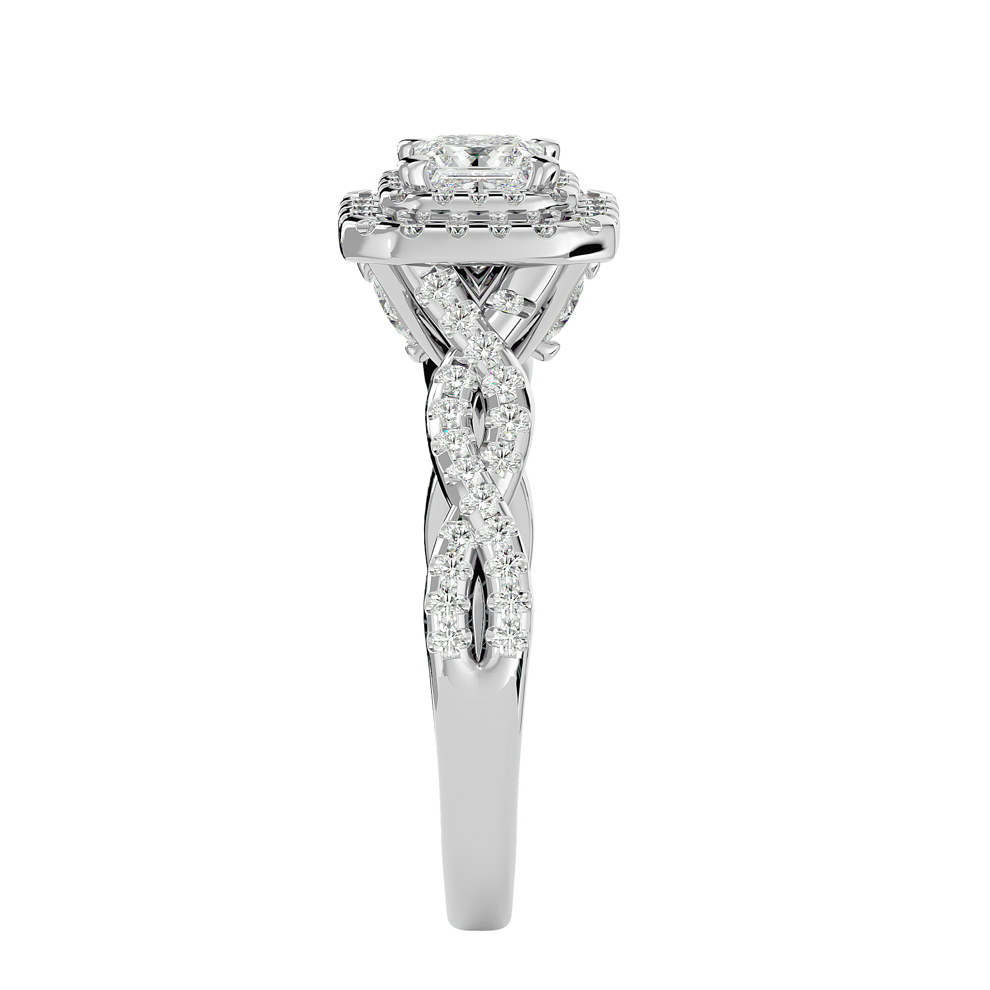 HOH Candida Diamond Halo Ring