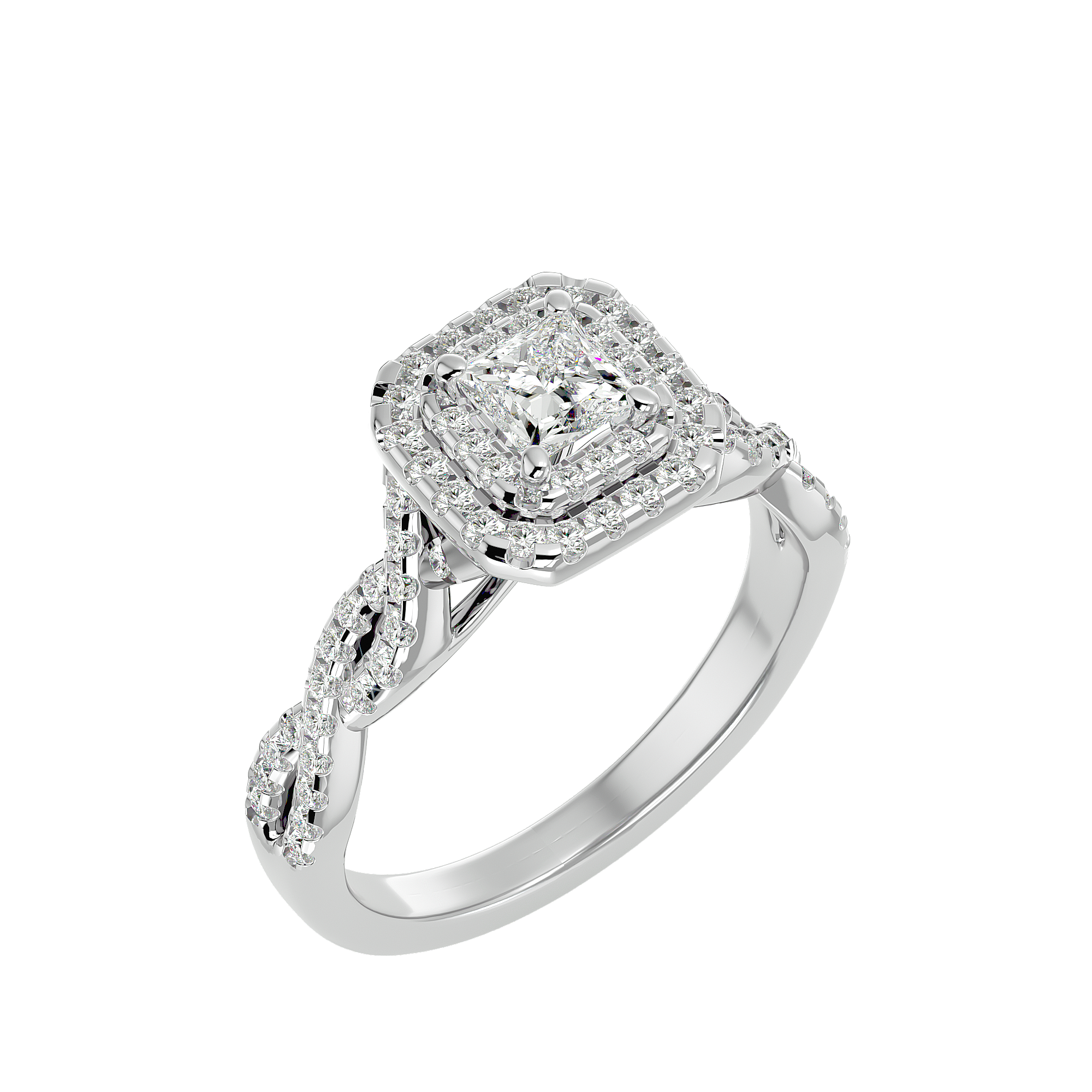 HOH Candida Diamond Halo Ring