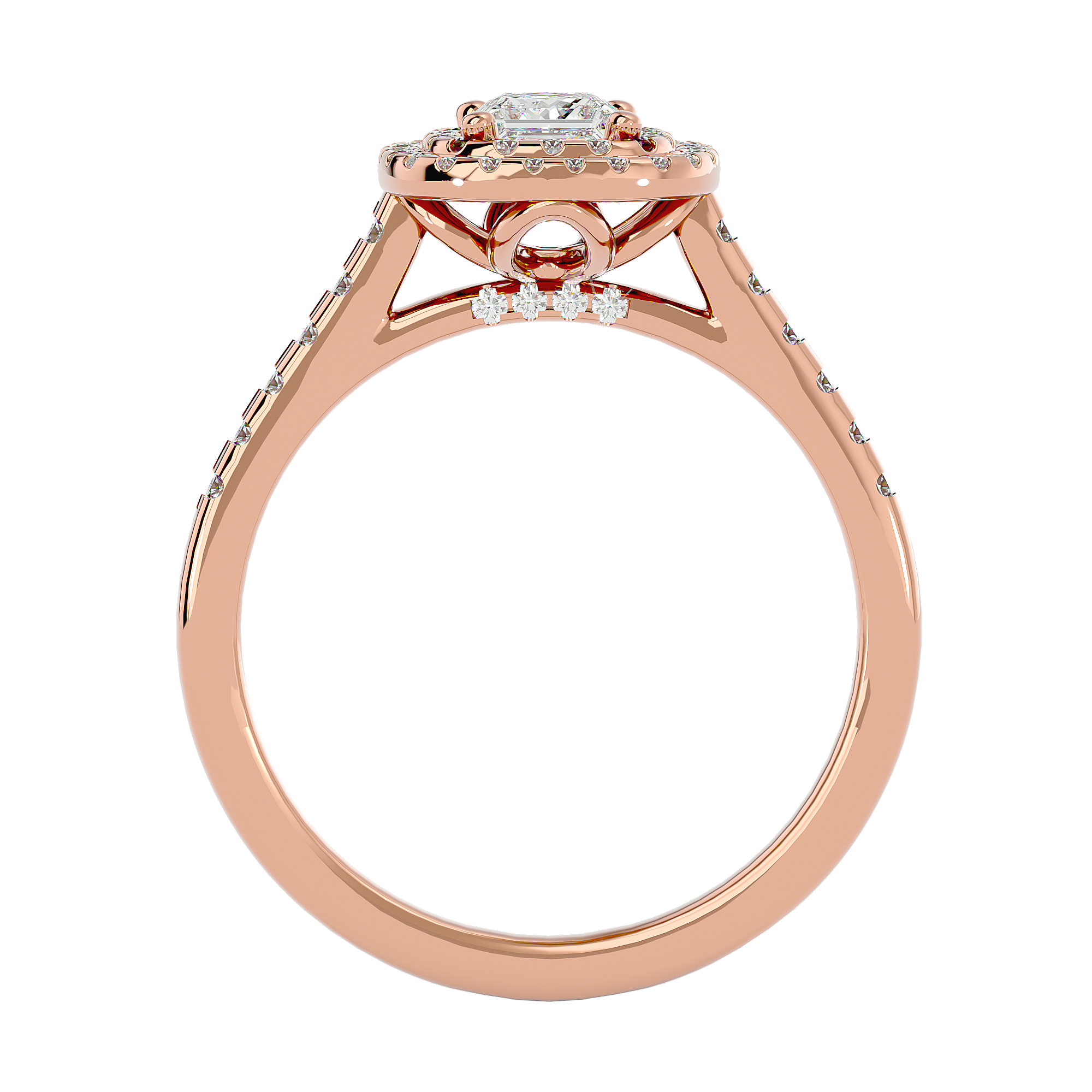 HOH Cassandra Diamond Halo Ring