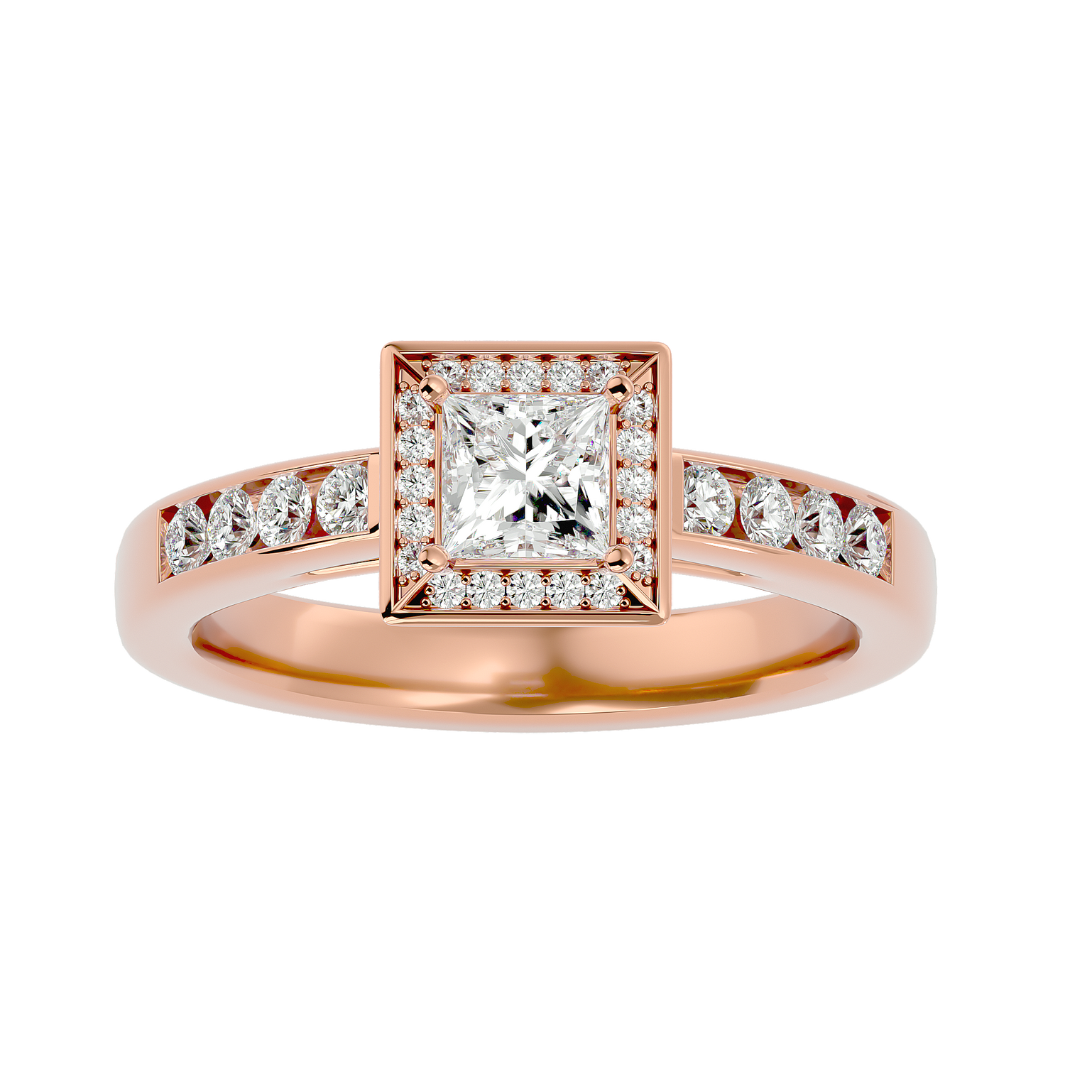 HOH  Caterina  Diamond Halo Ring