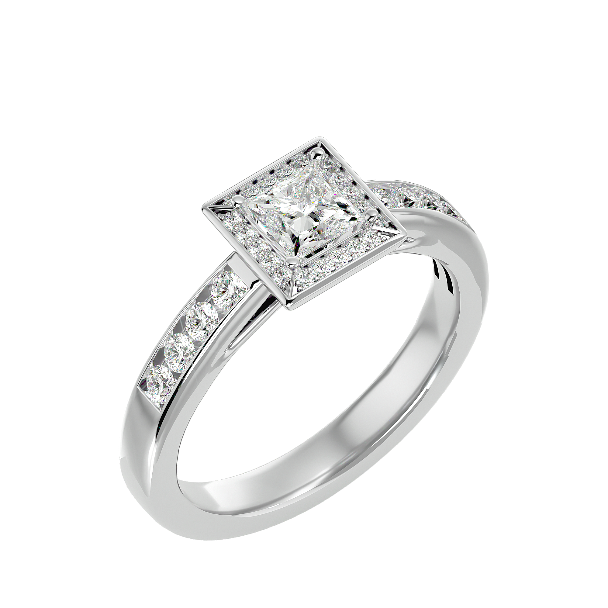 HOH Caterina Diamond Halo Ring