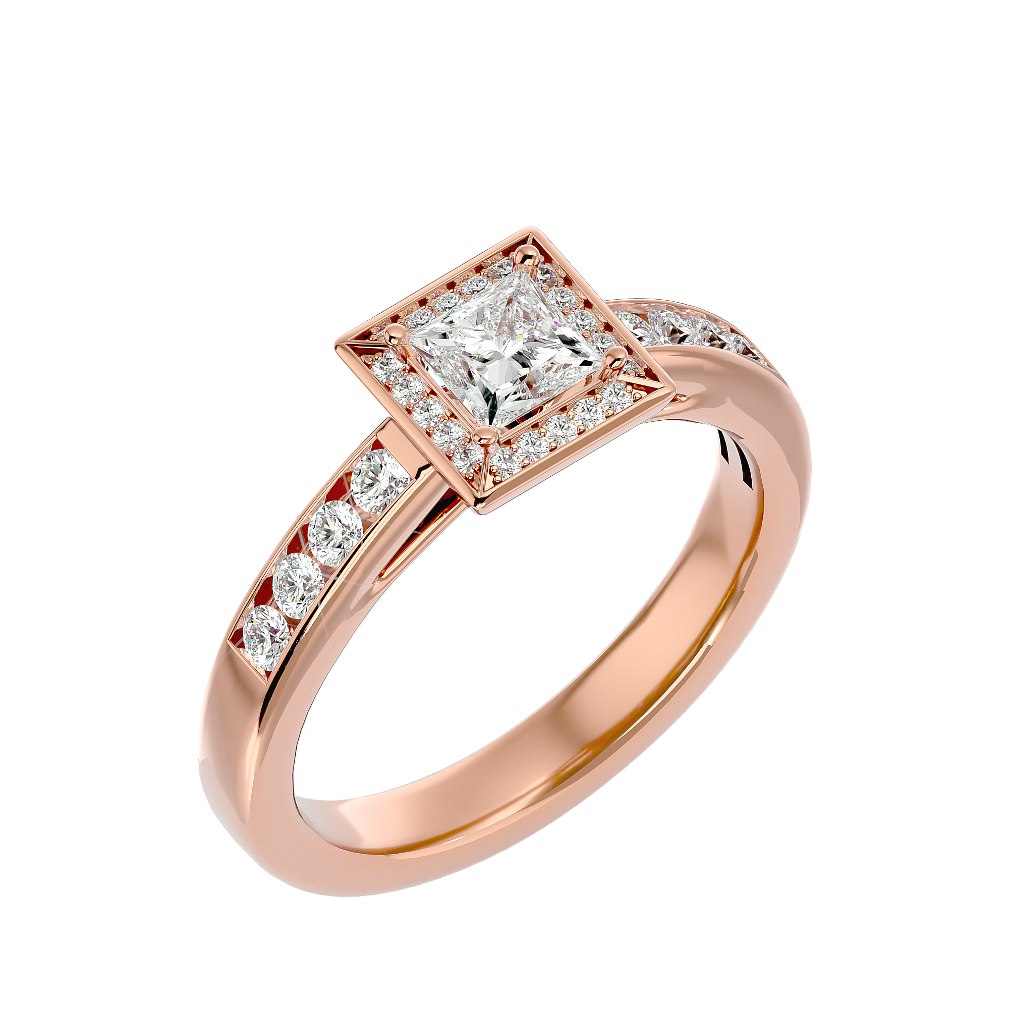 HOH Caterina Diamond Halo Ring