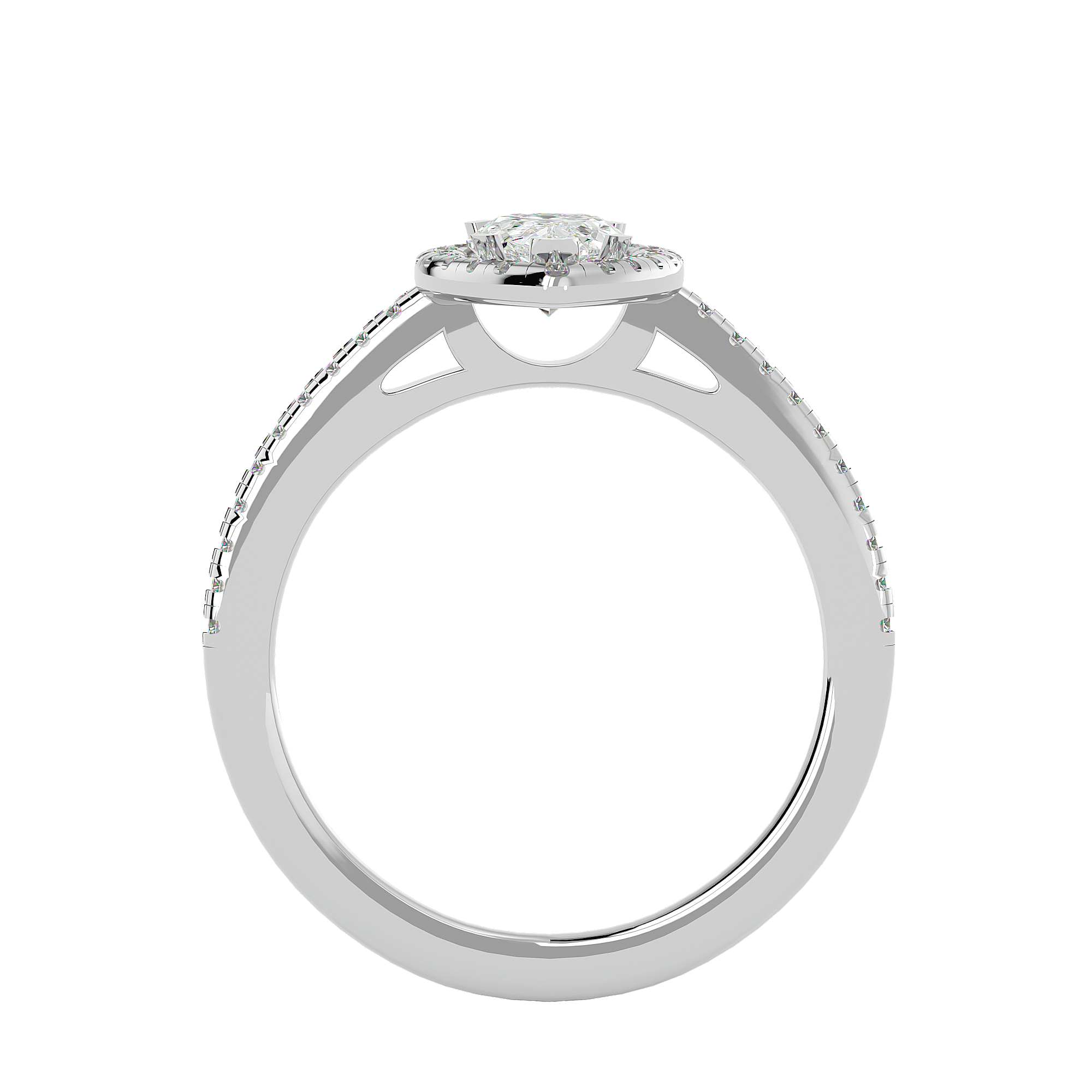 HOH Cecelia Diamond Halo Ring