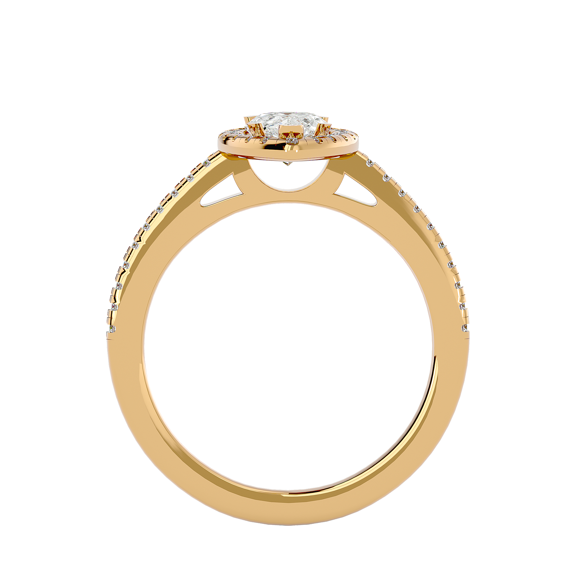 HOH Cecelia Diamond Halo Ring