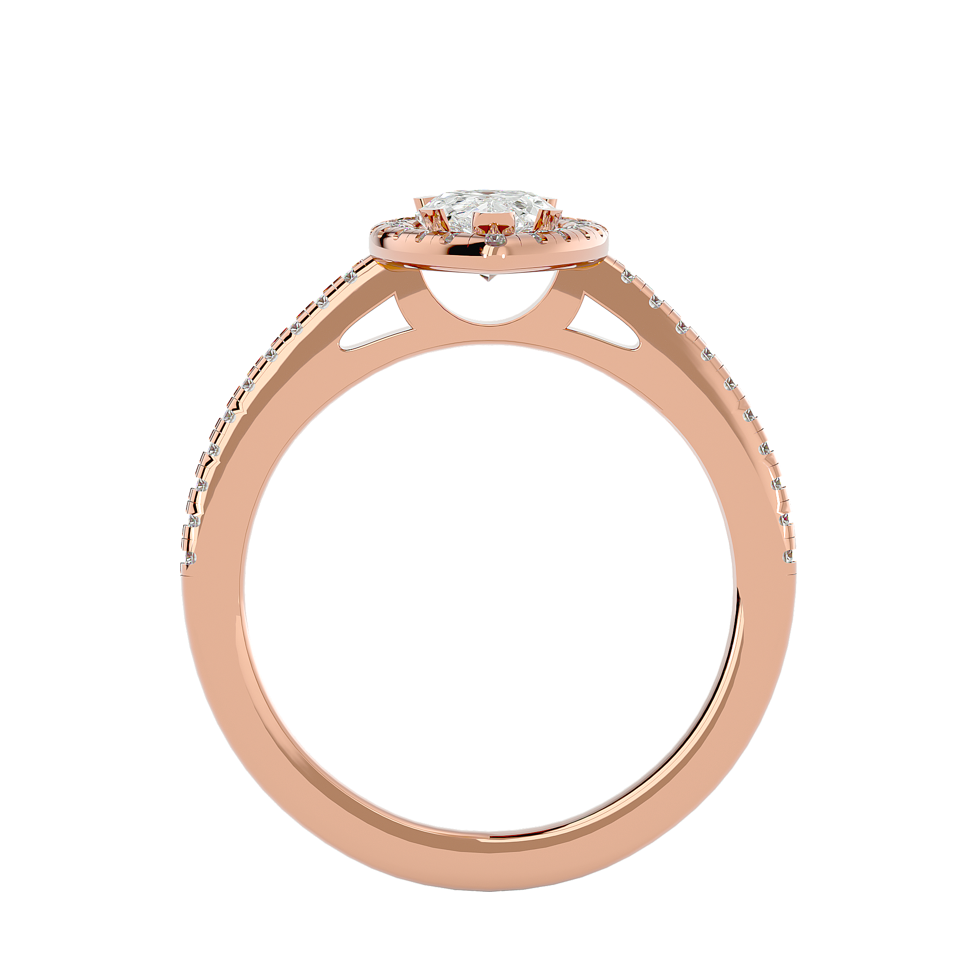 HOH Cecelia Diamond Halo Ring