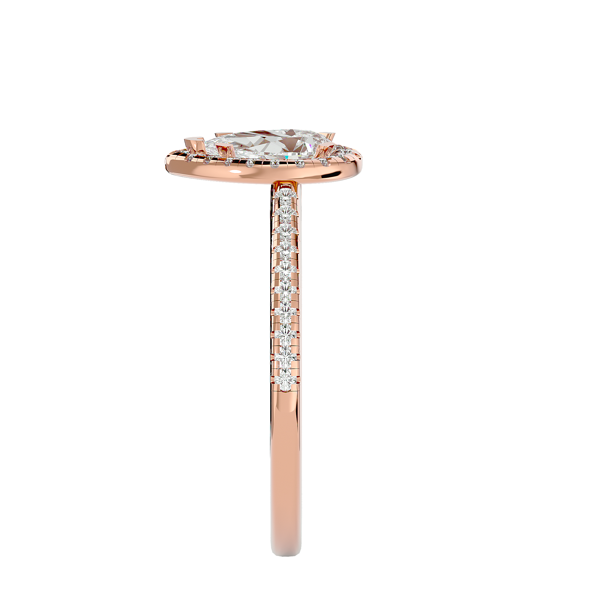 HOH Cecelia Diamond Halo Ring