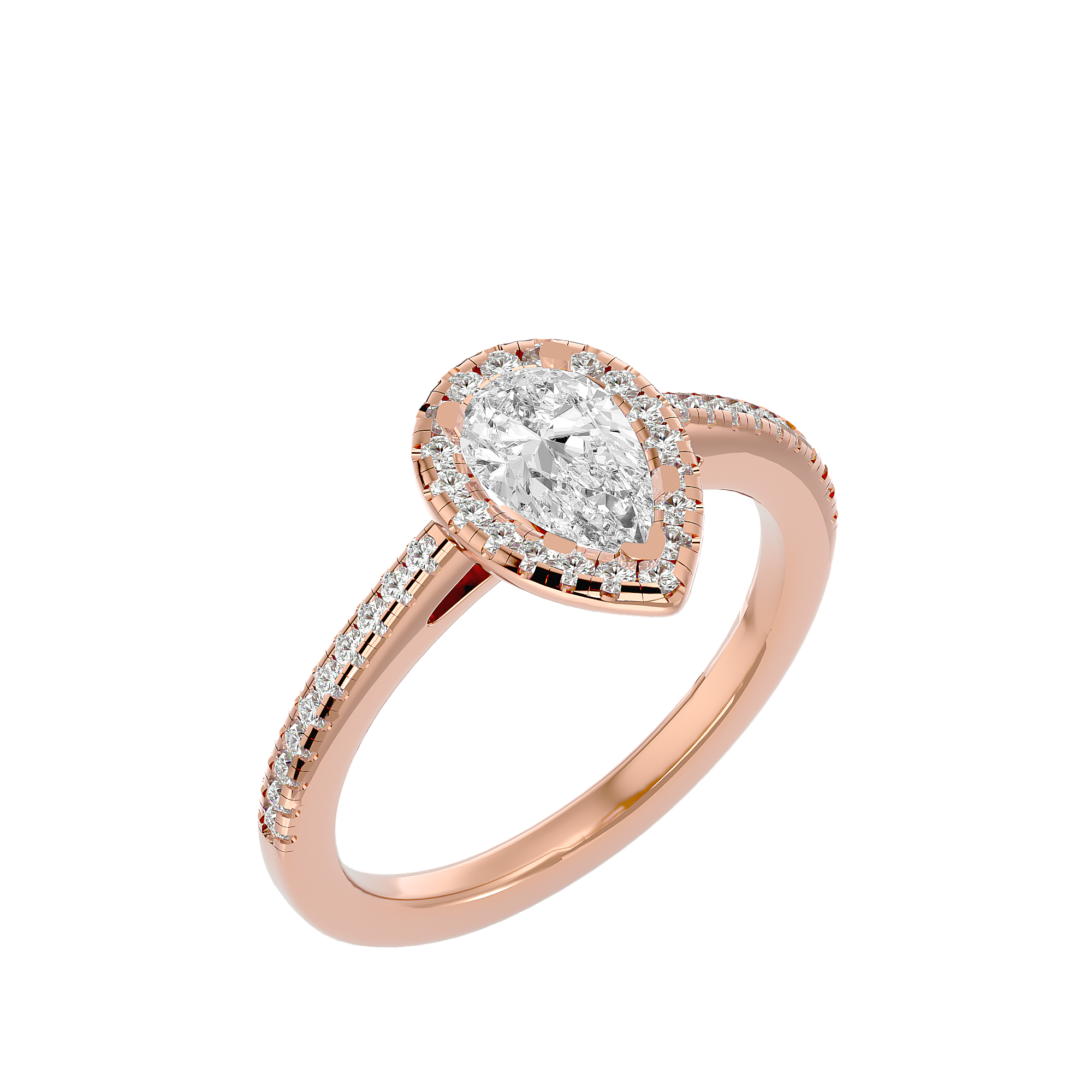 HOH Cecelia Diamond Halo Ring