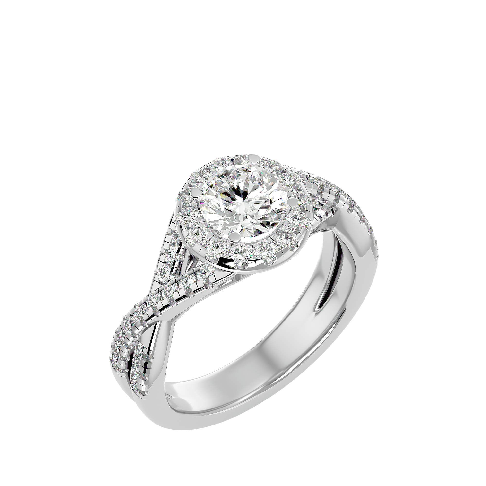 HOH Coty Diamond Halo Ring