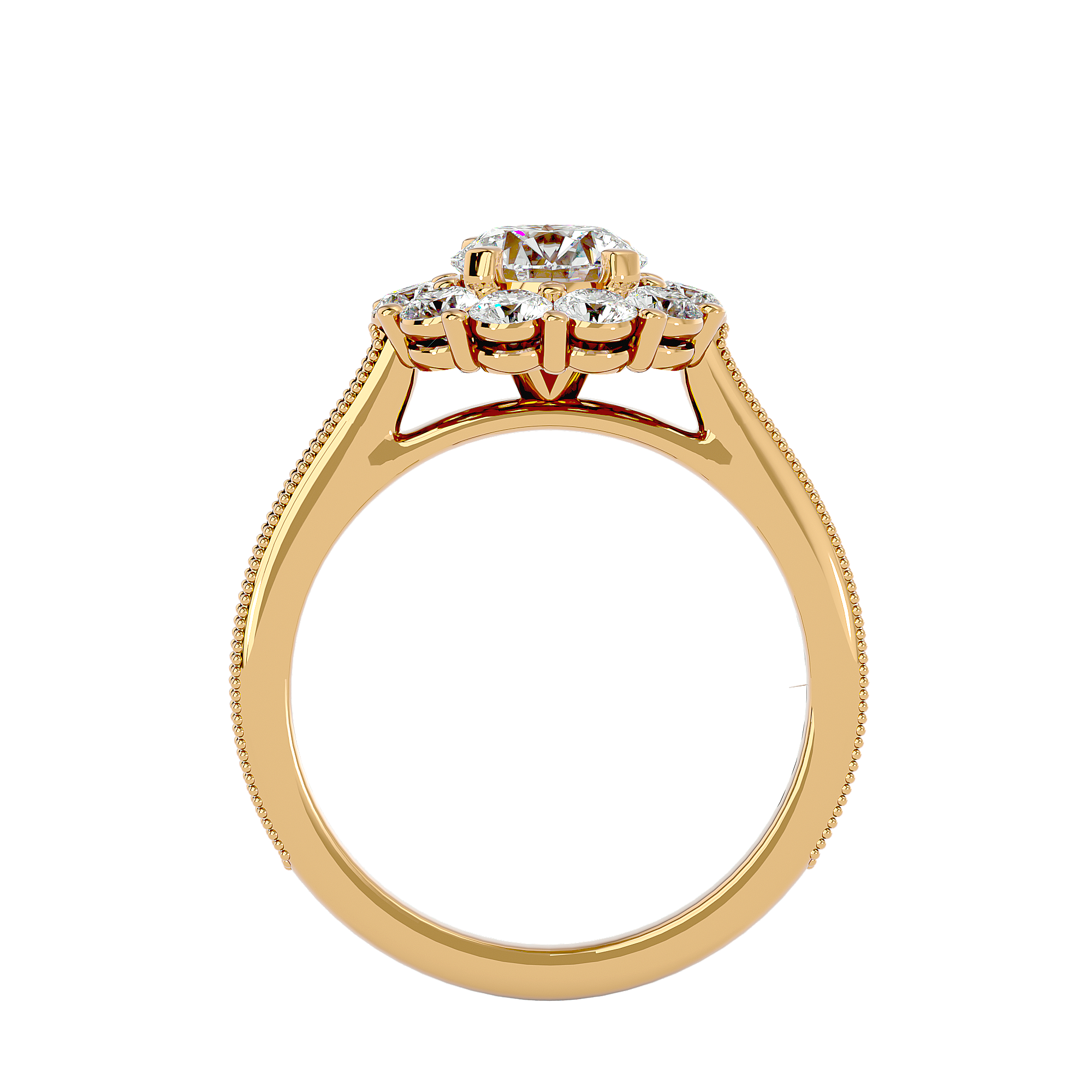 HOH Emmanuella Diamond Halo Ring