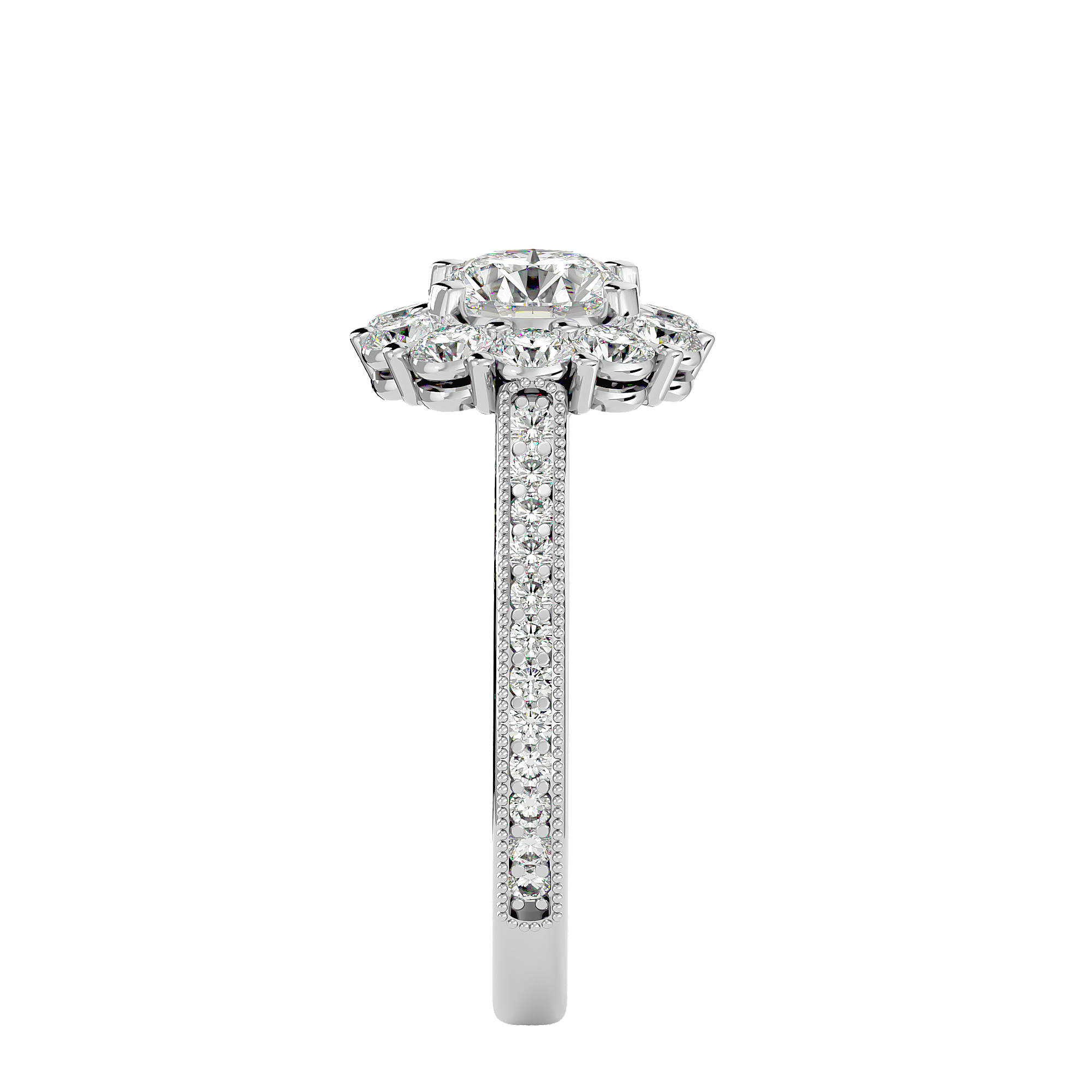 HOH Emmanuella Diamond Halo Ring