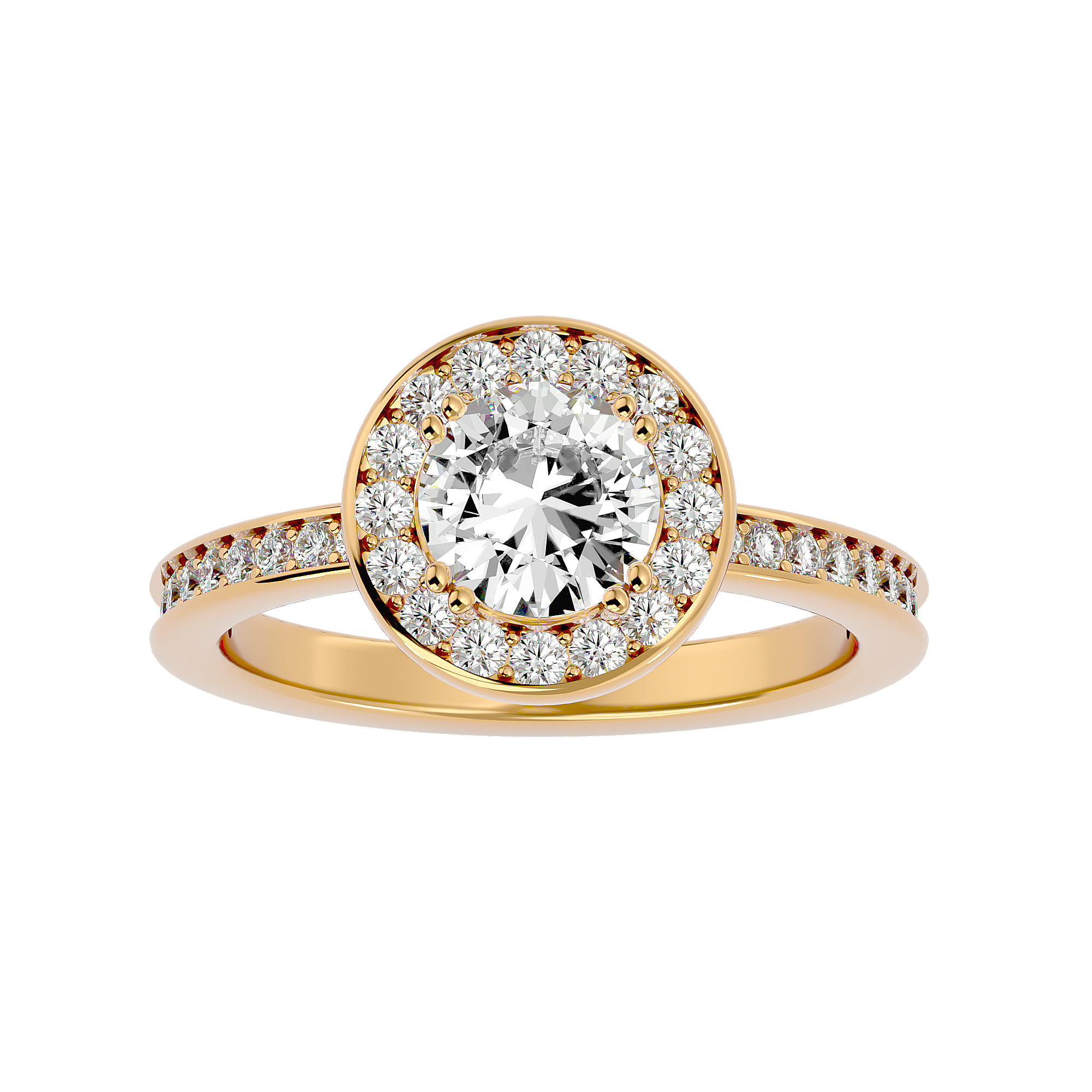 HOH Evangeline Diamond Halo Ring