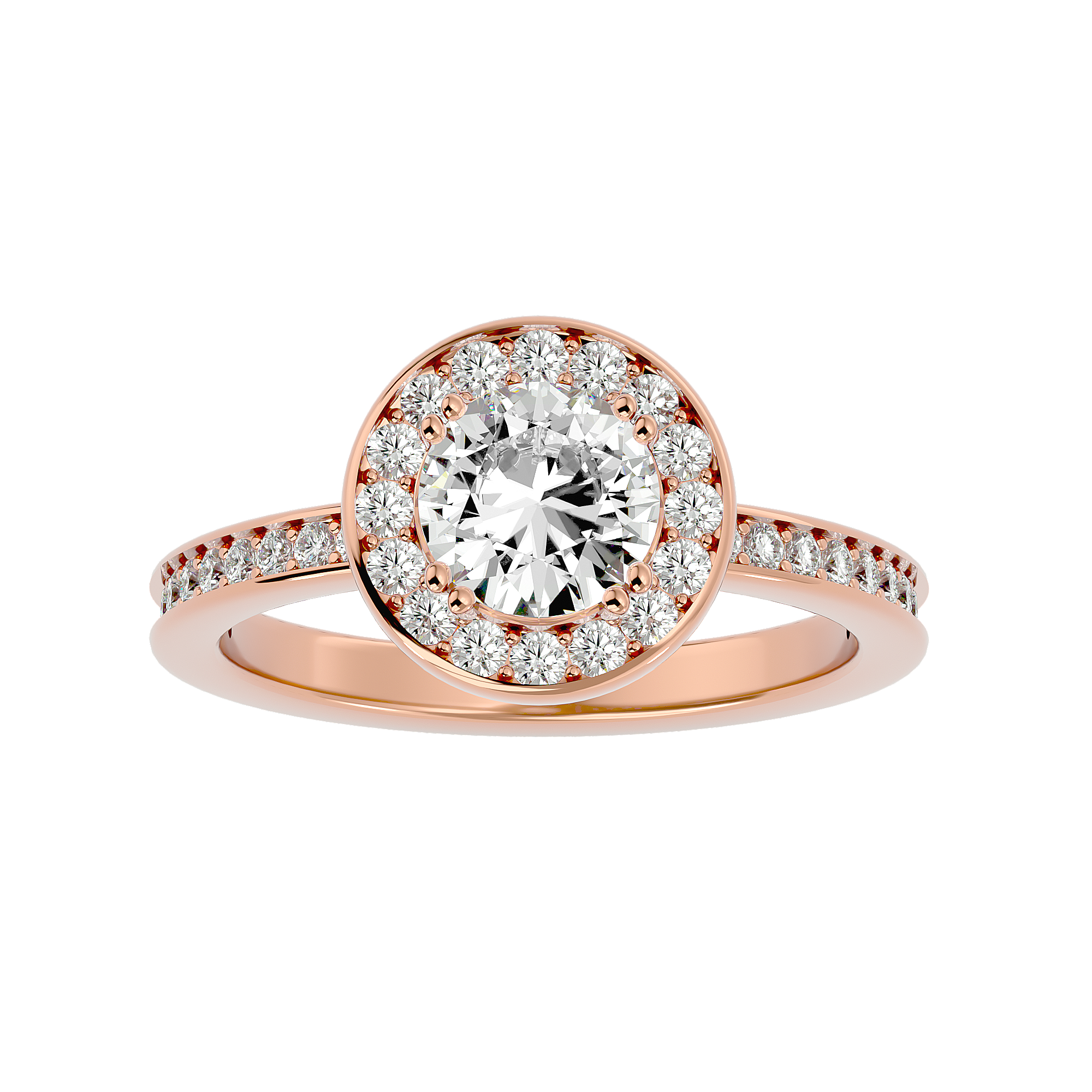 HOH Evangeline Diamond Halo Ring