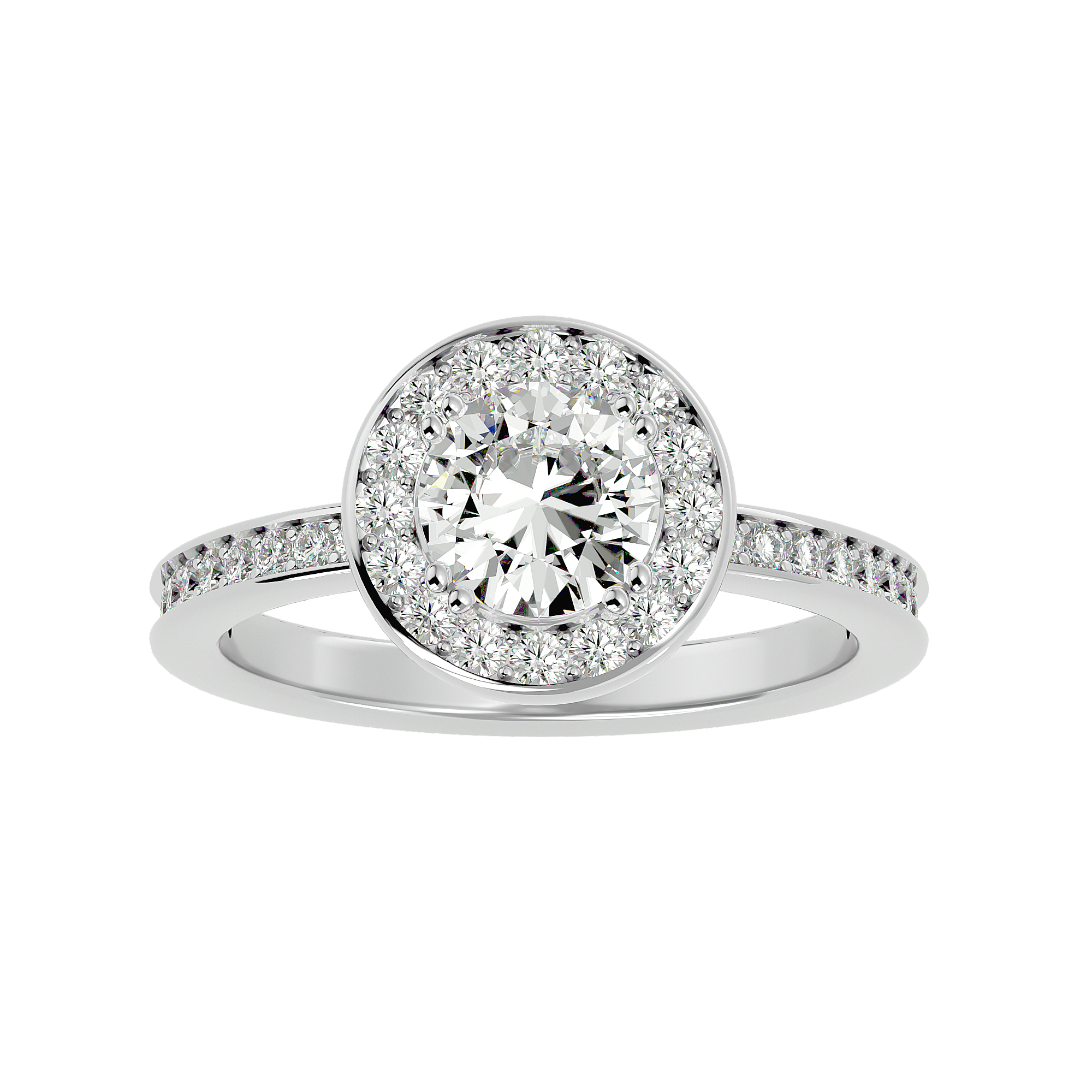 HOH Evangeline Diamond Halo Ring