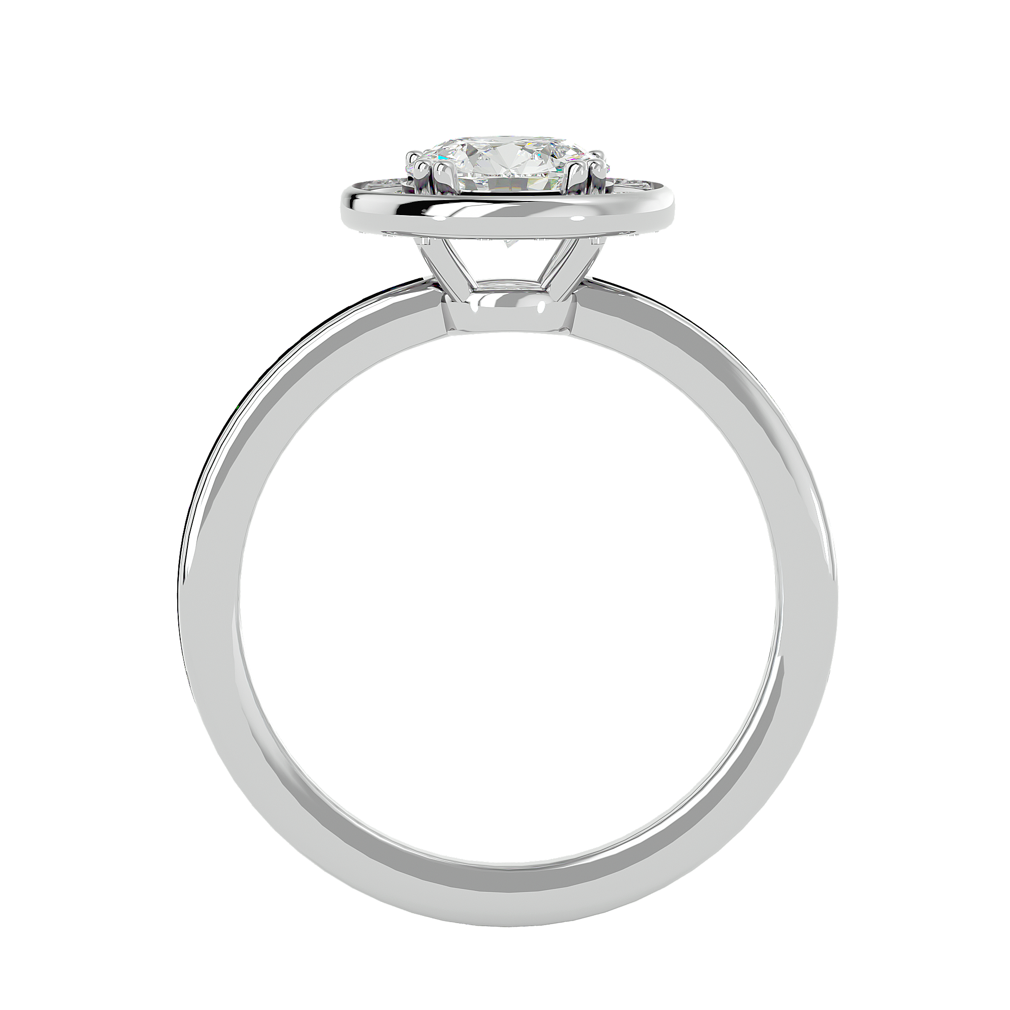 HOH Evangeline Diamond Halo Ring