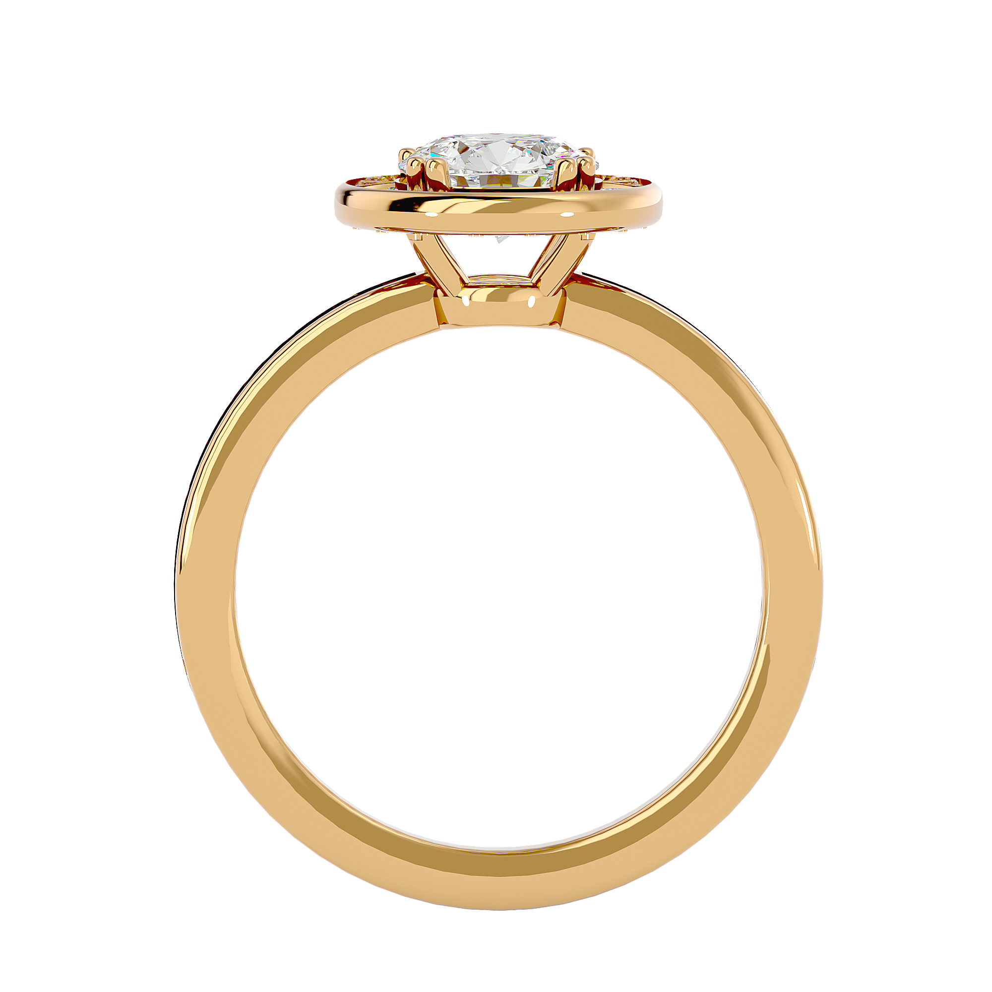 HOH Evangeline Diamond Halo Ring