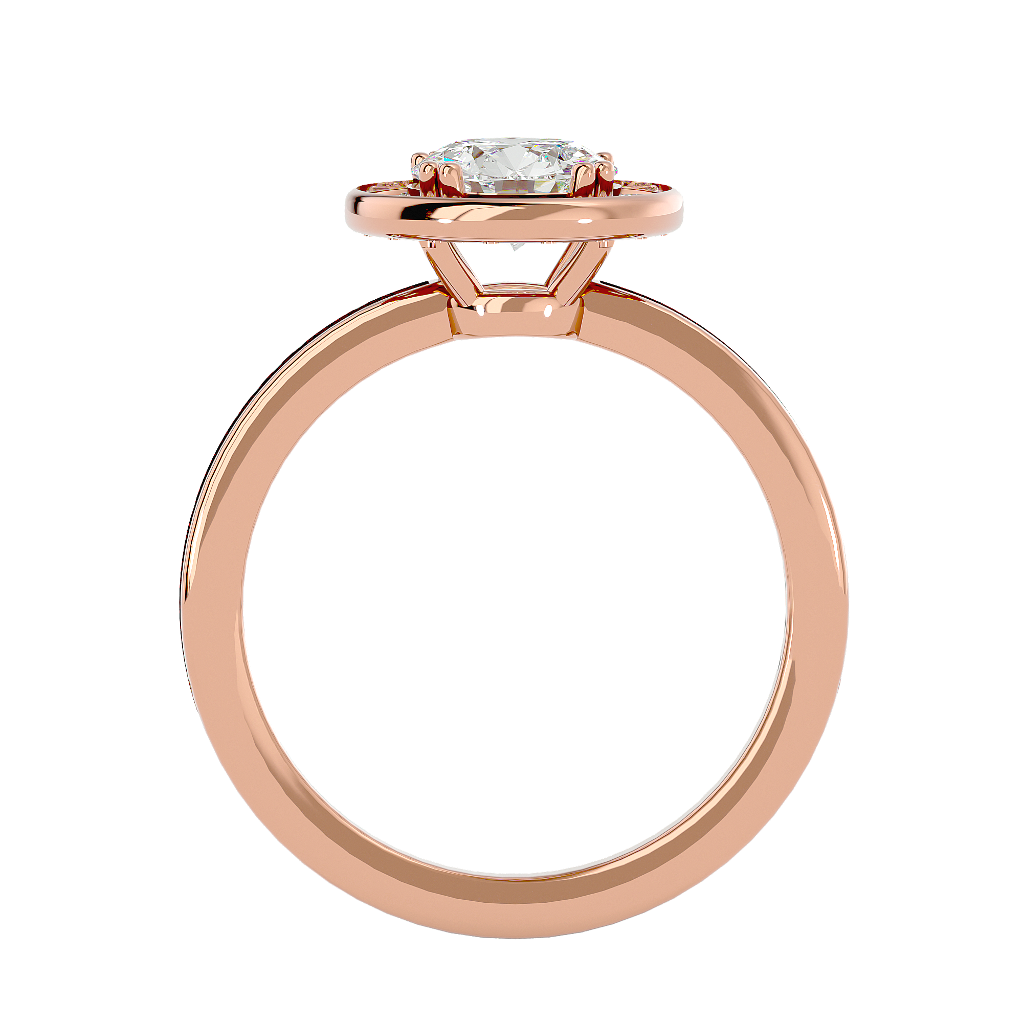 HOH Evangeline Diamond Halo Ring