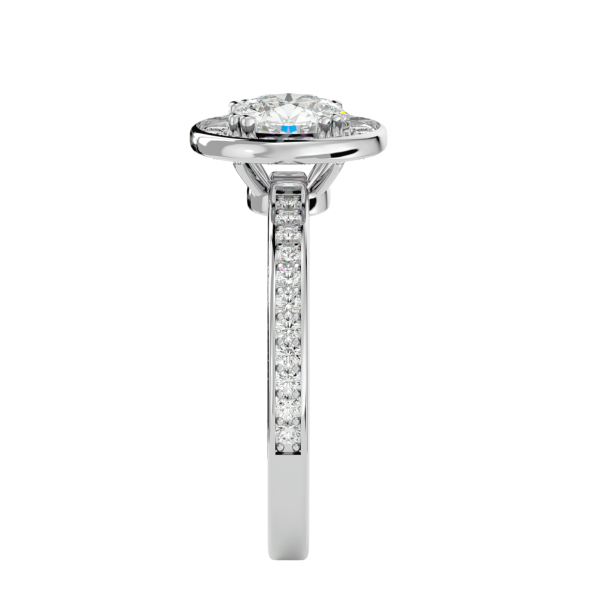 HOH Evangeline Diamond Halo Ring