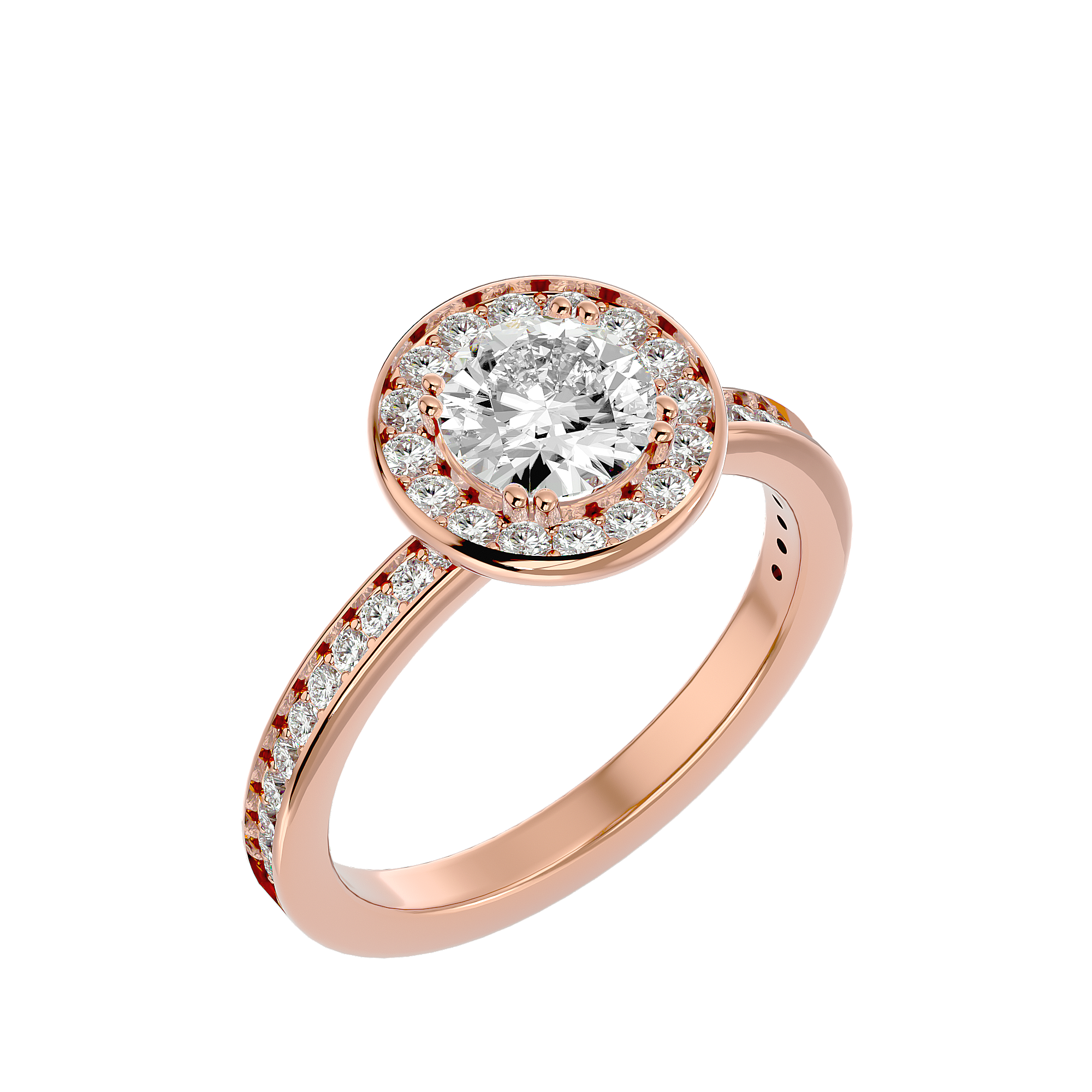 HOH Evangeline Diamond Halo Ring