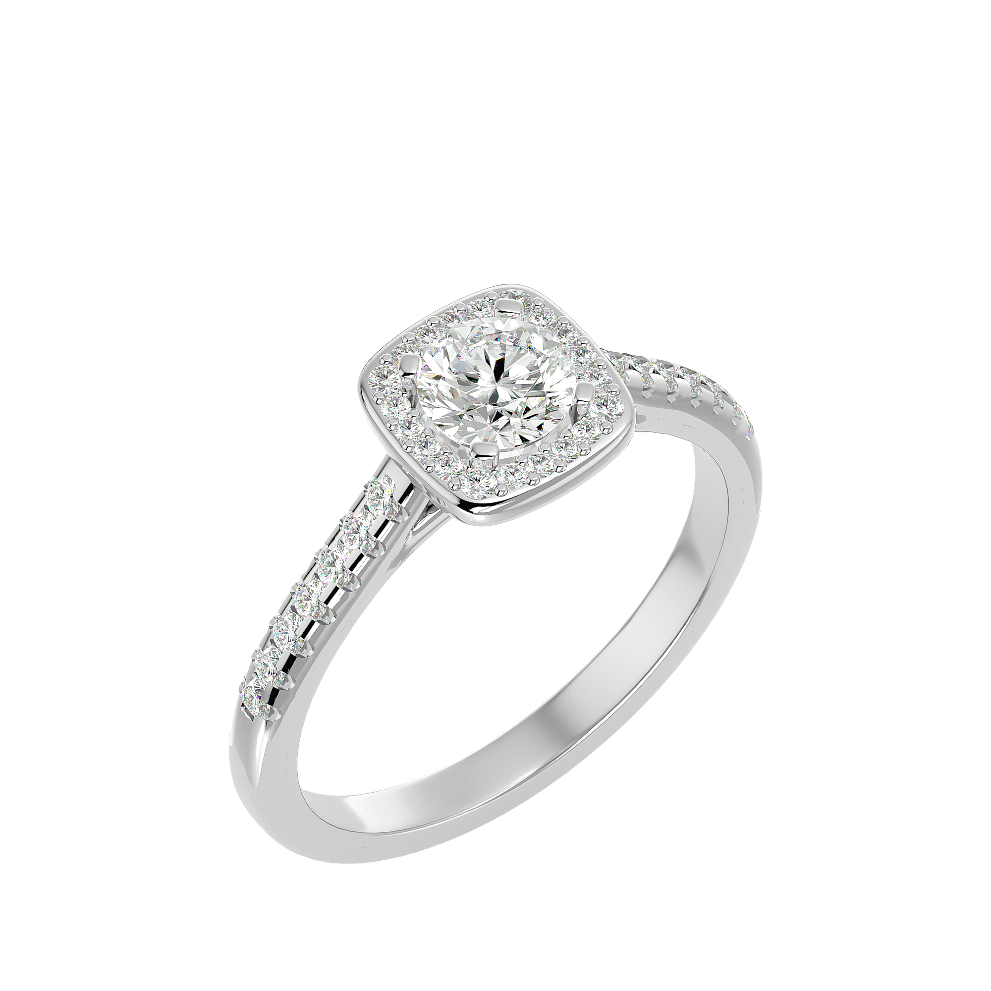 HOH Francesca Diamond Halo Ring