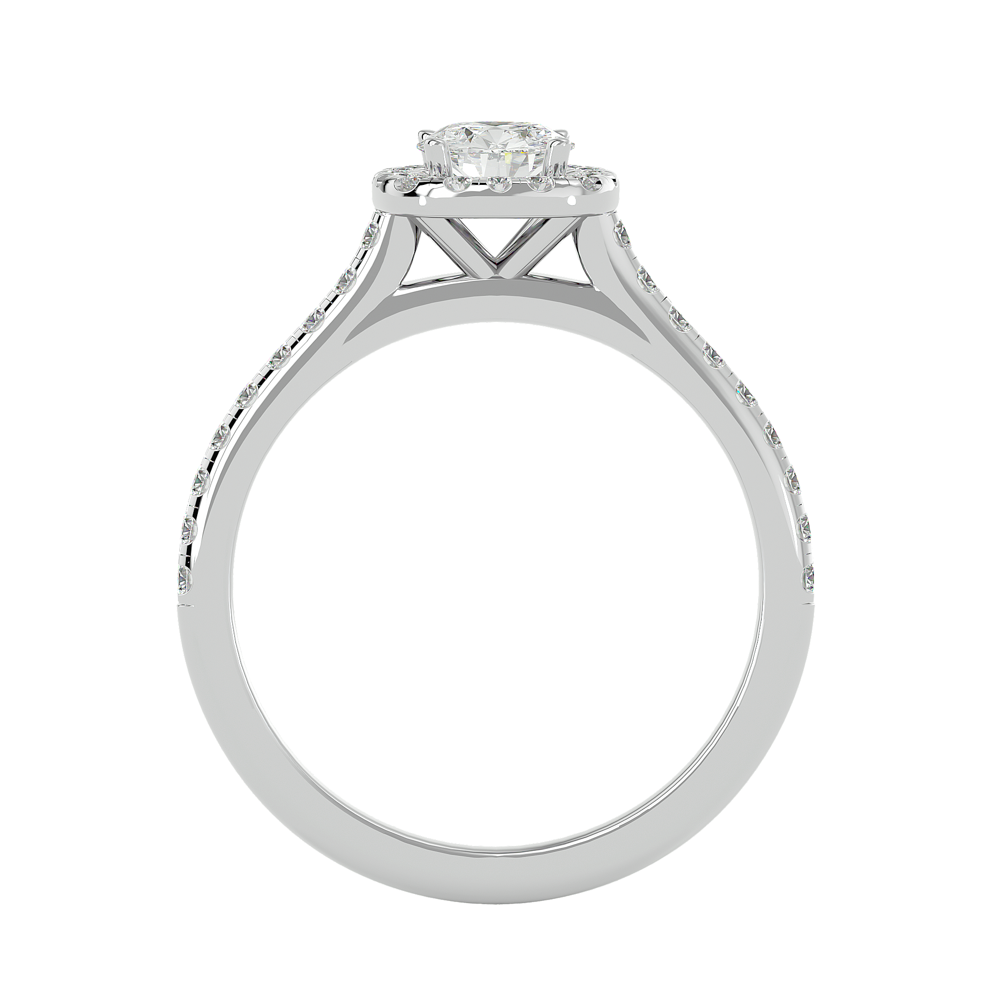HOH Hermione Diamond Halo Ring