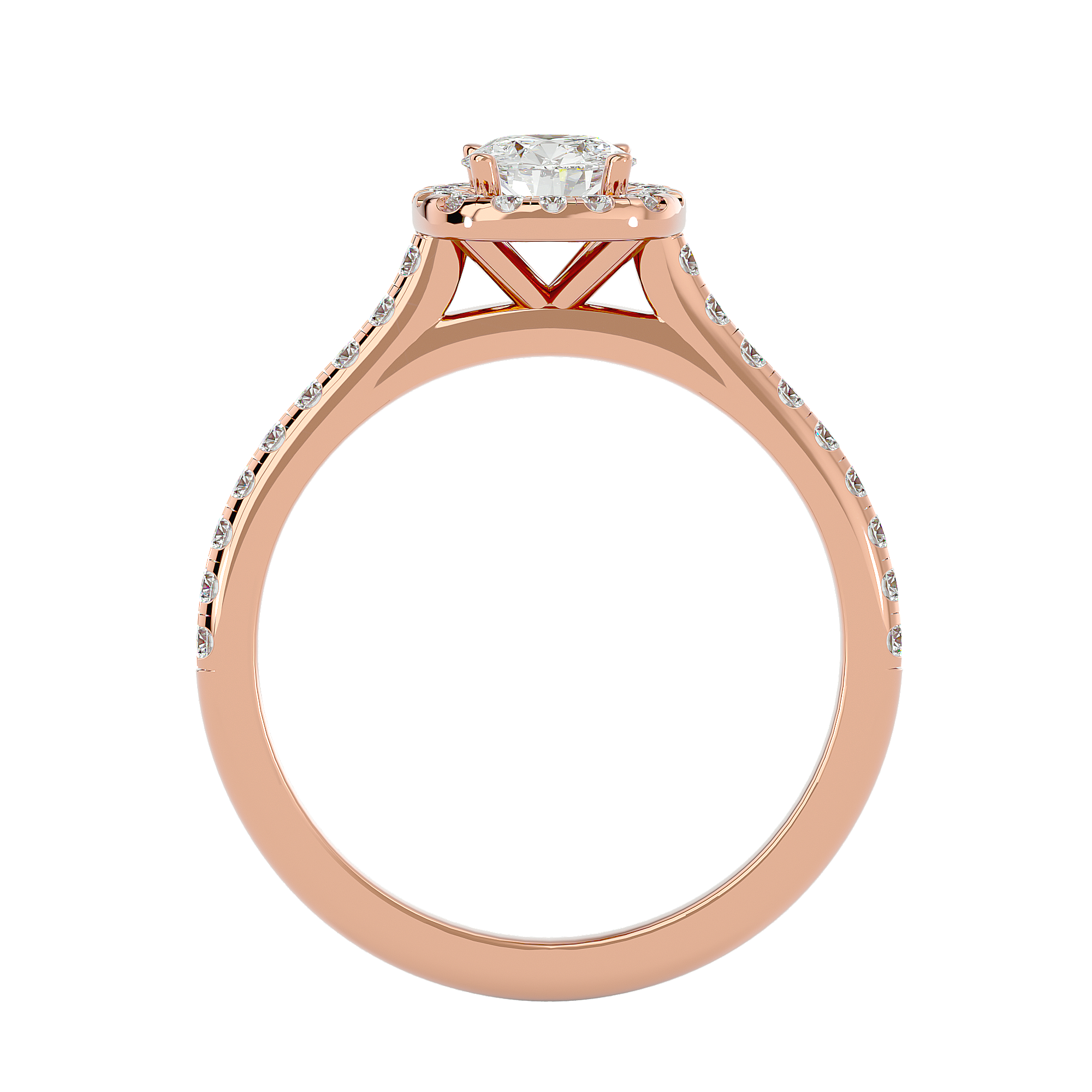 HOH Hermione Diamond Halo Ring