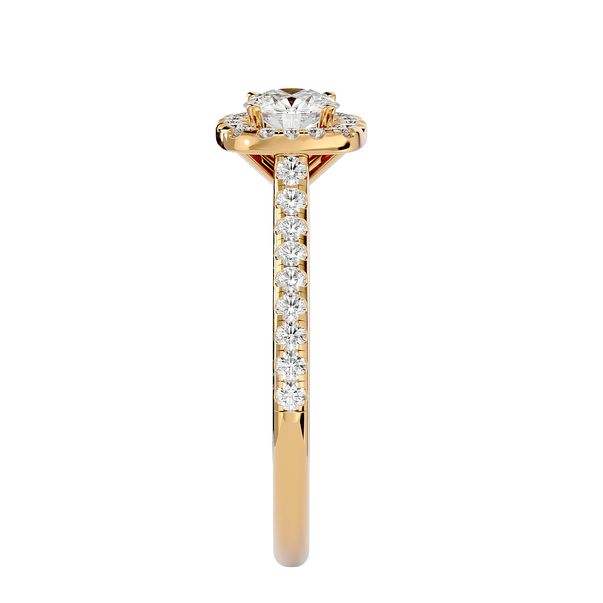 HOH Hermione Diamond Halo Ring