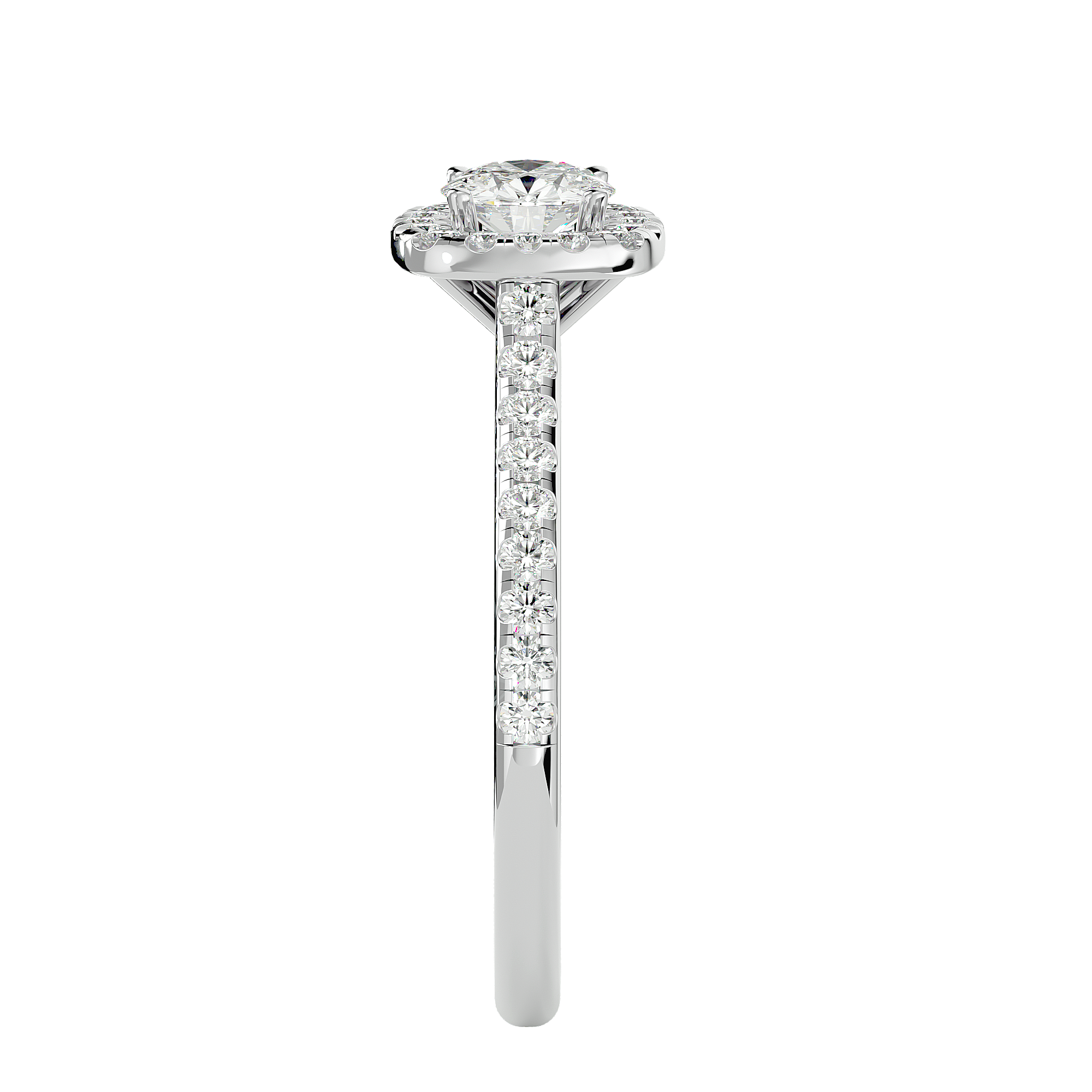HOH Hermione Diamond Halo Ring