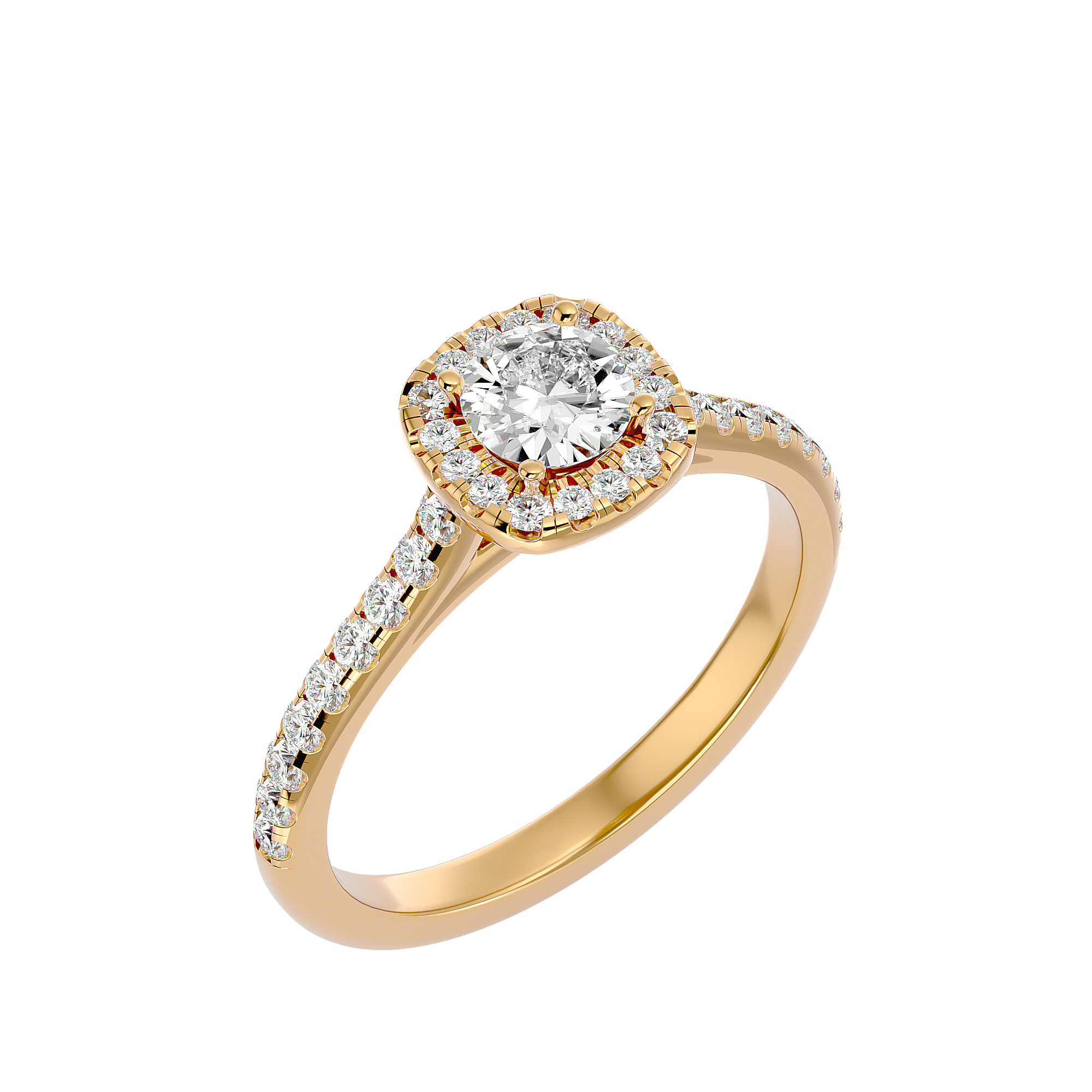 HOH Hermione Diamond Halo Ring