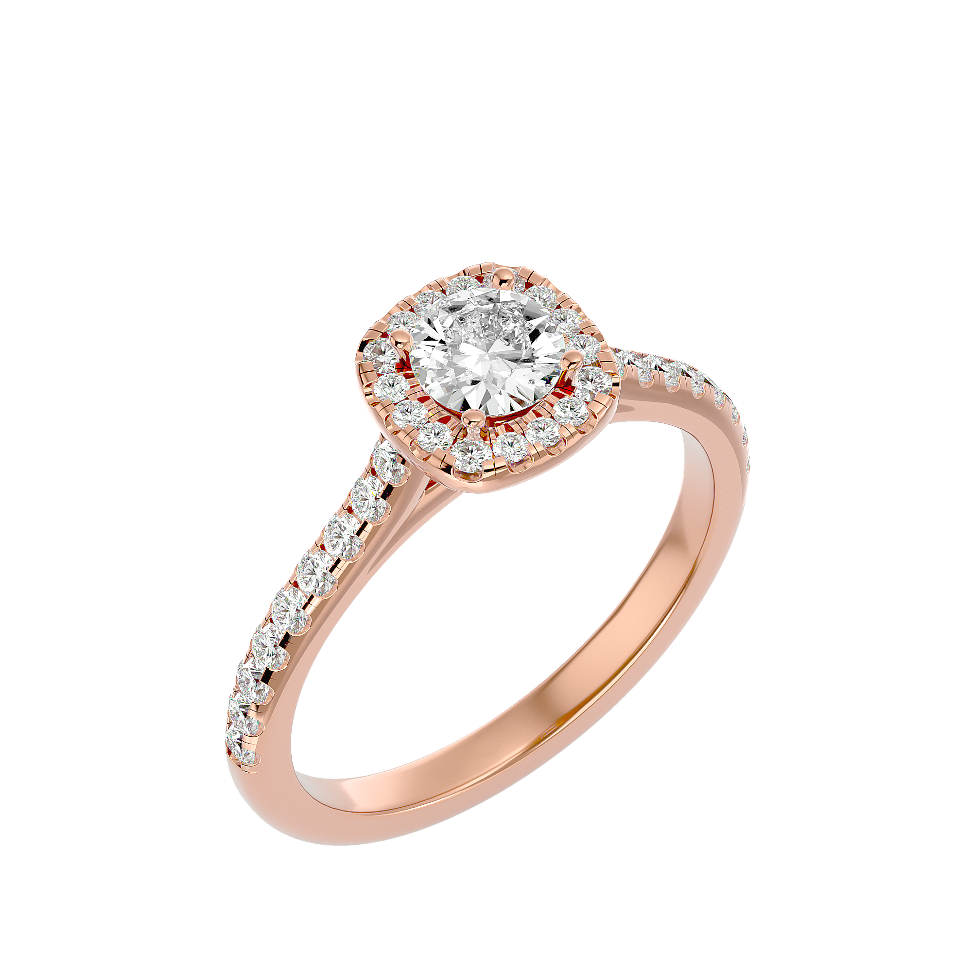 HOH Hermione Diamond Halo Ring