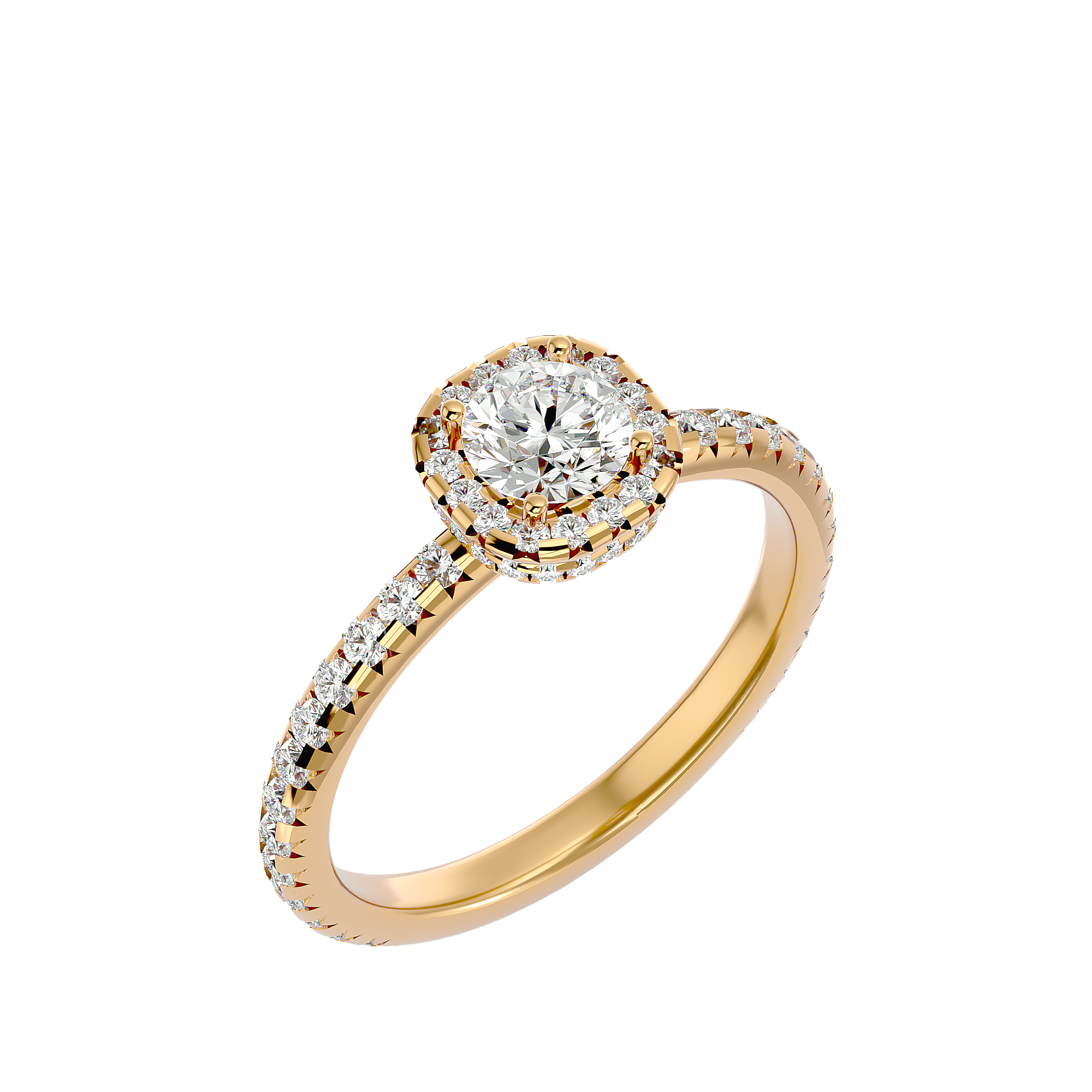 HOH Luciana Diamond Halo Ring
