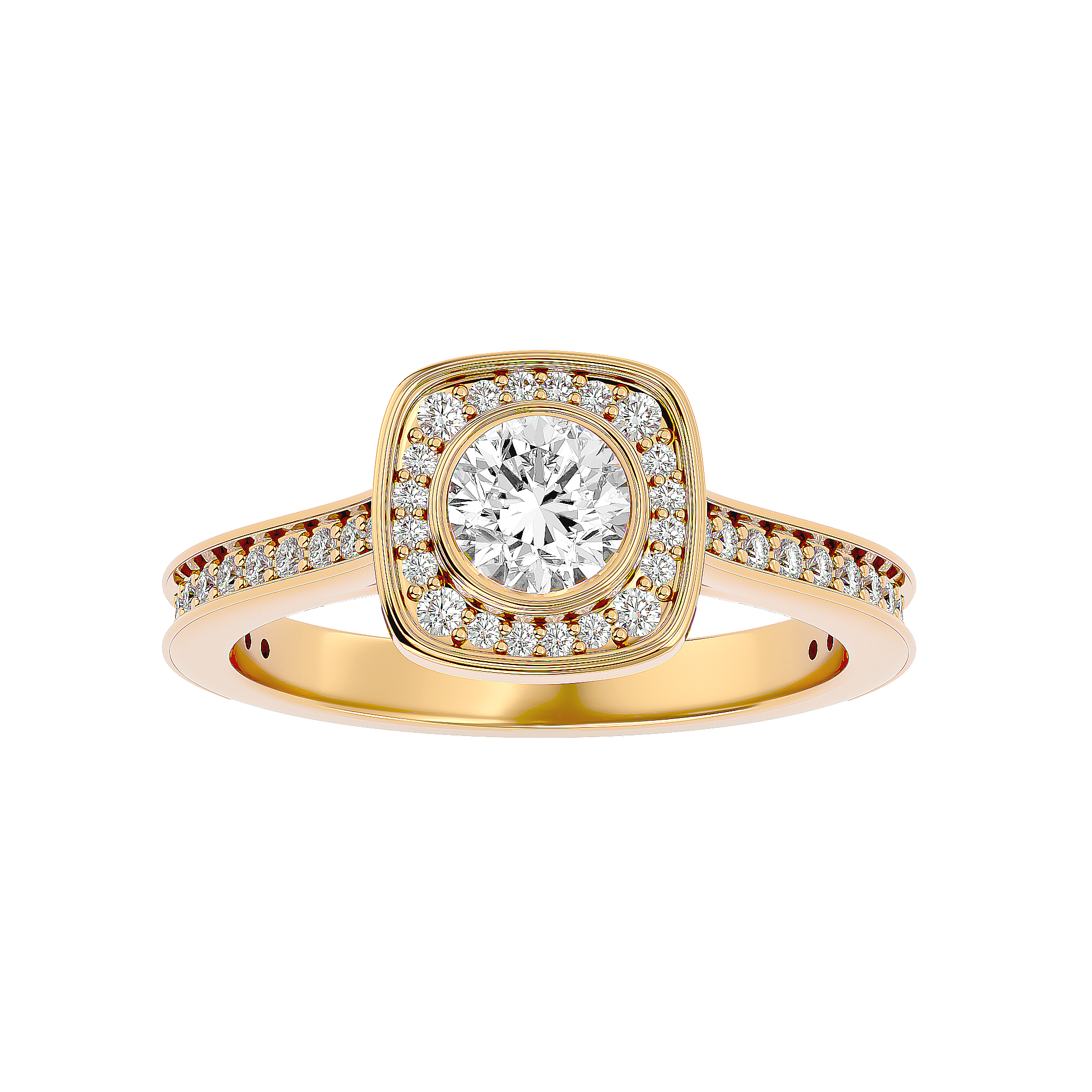 HOH Lydia Diamond Halo Ring