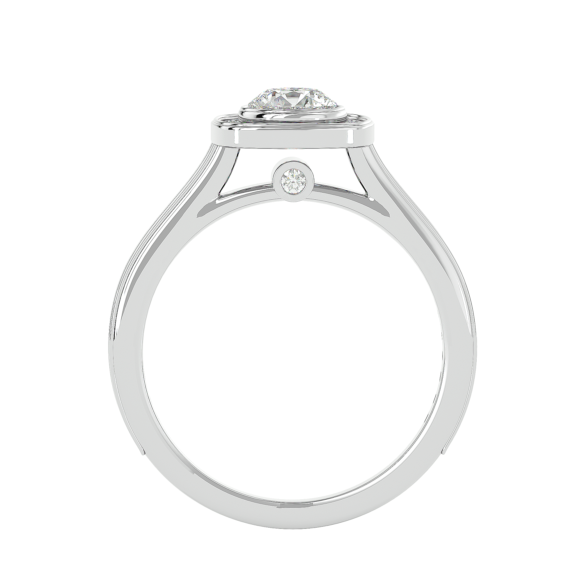 HOH Lydia Diamond Halo Ring