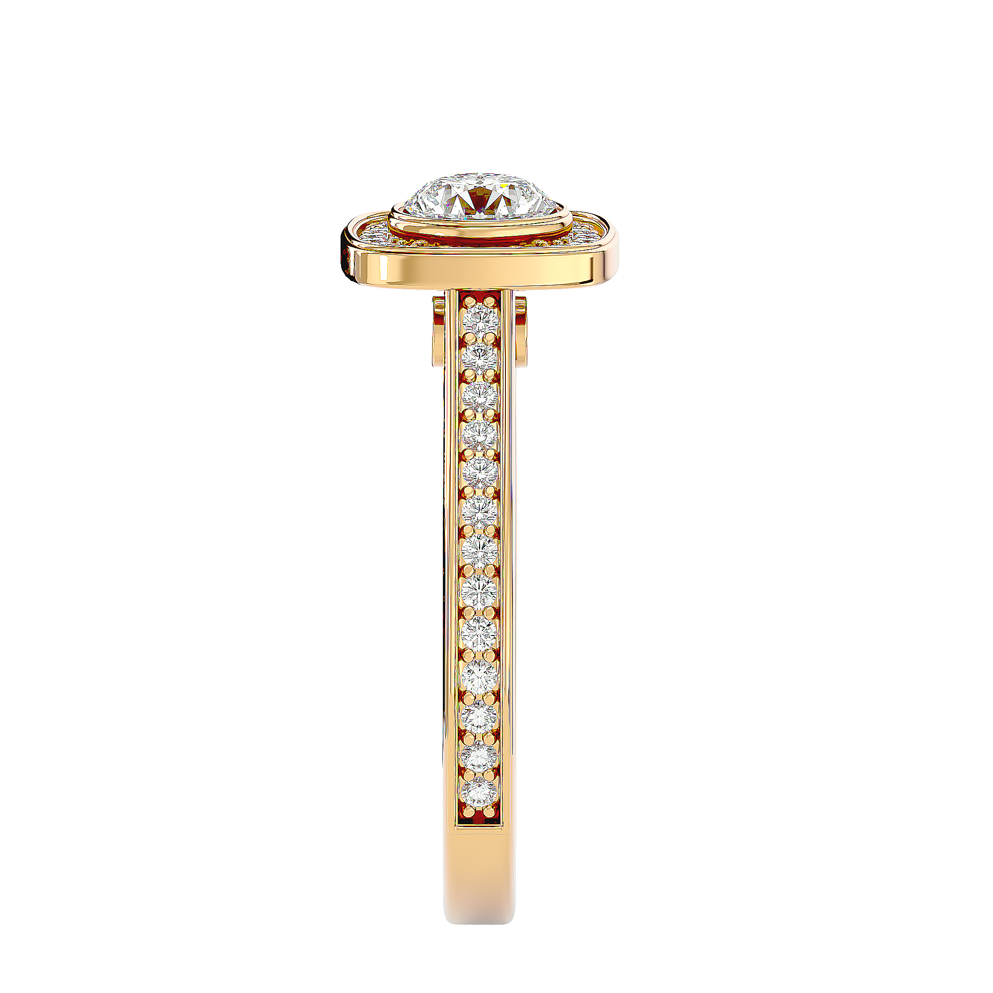 HOH Lydia Diamond Halo Ring