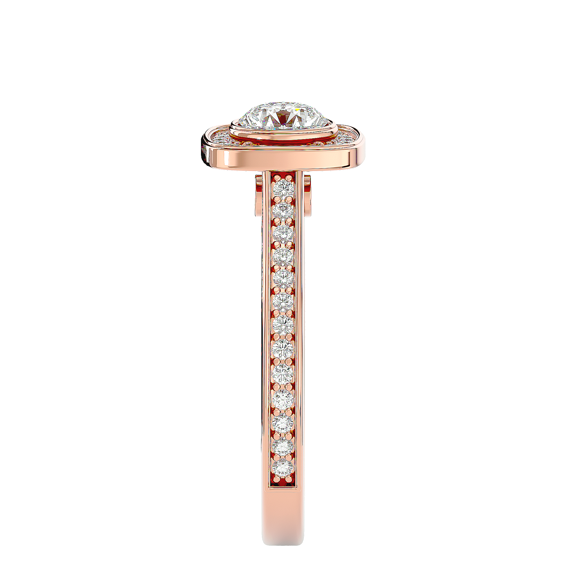 HOH Lydia Diamond Halo Ring