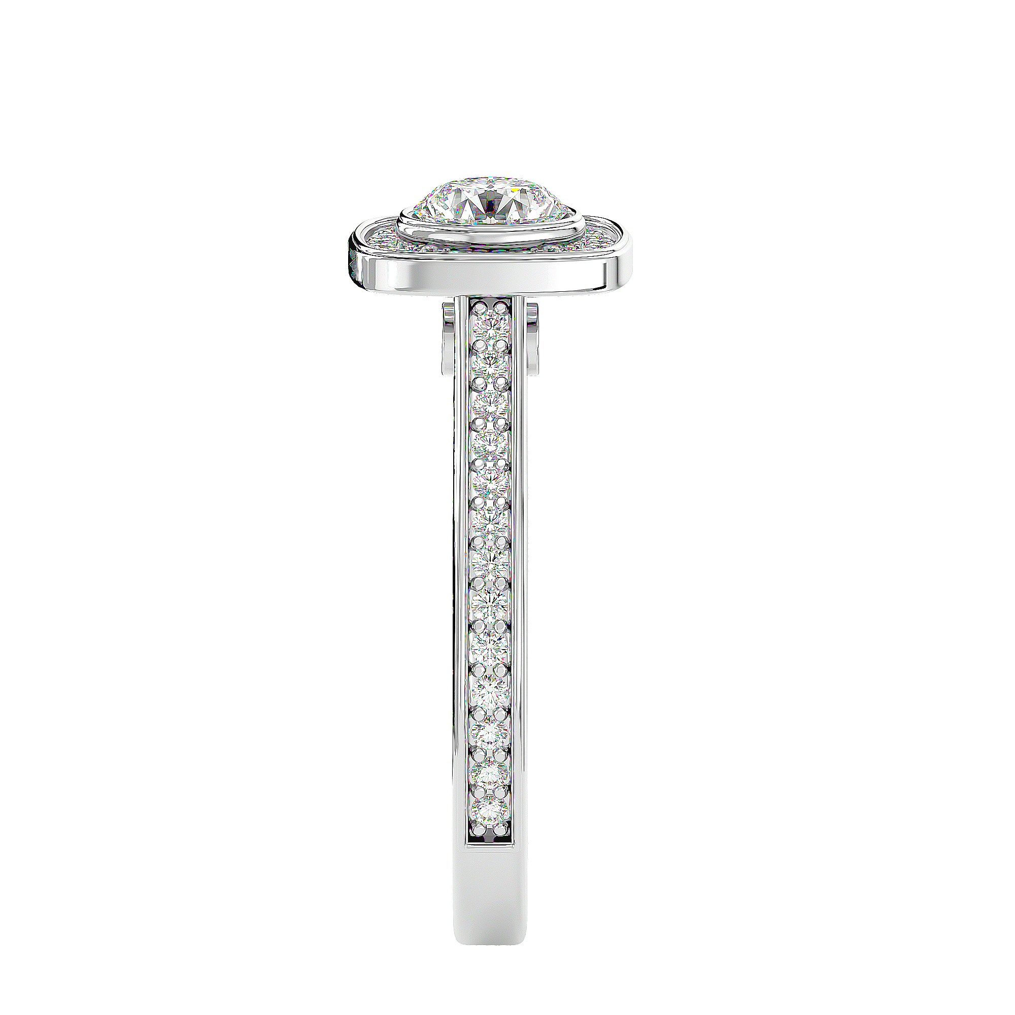 HOH Lydia Diamond Halo Ring