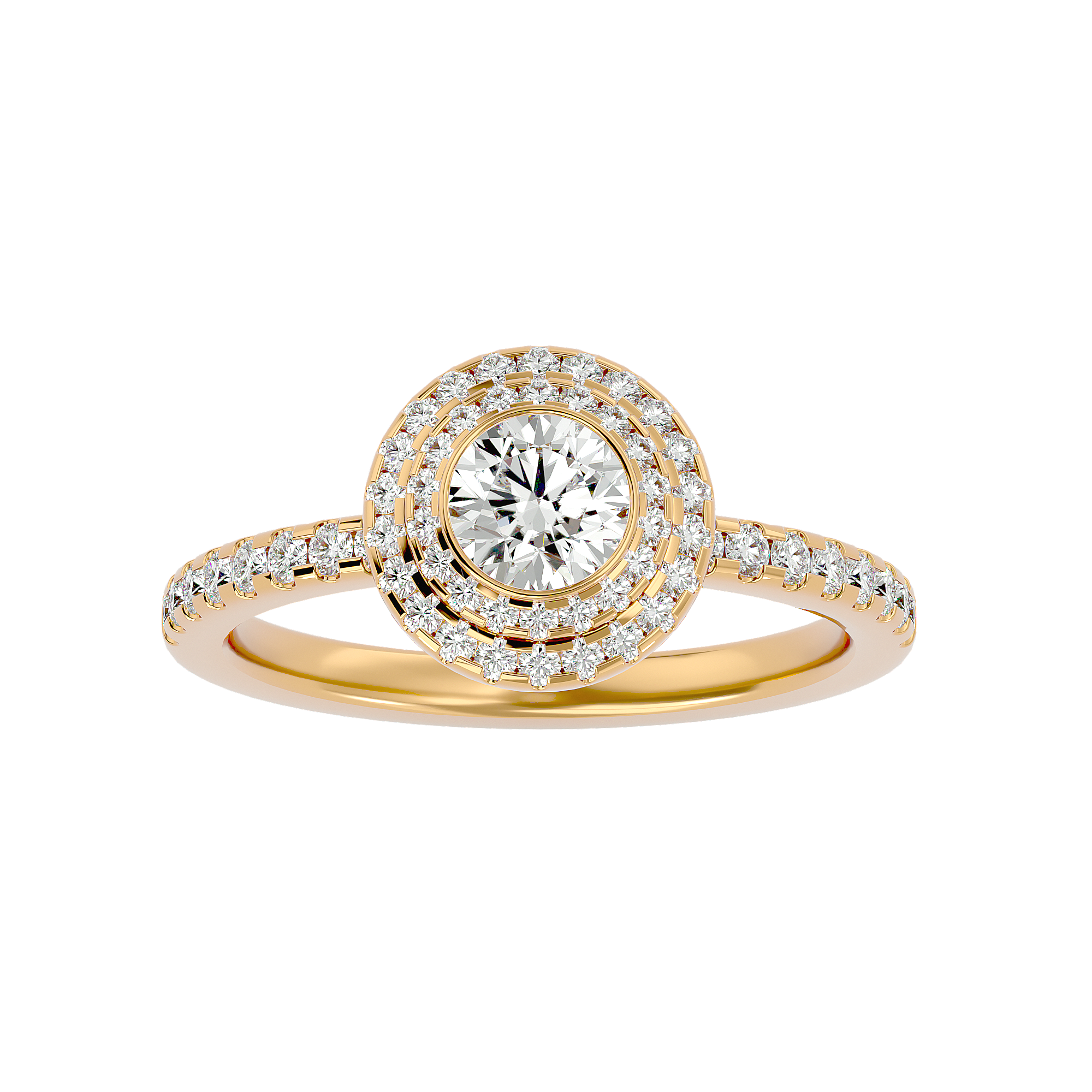 HOH Maria Diamond Halo Ring