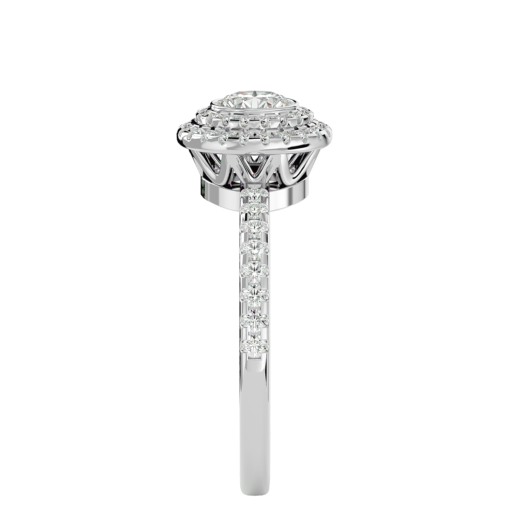 HOH Maria Diamond Halo Ring