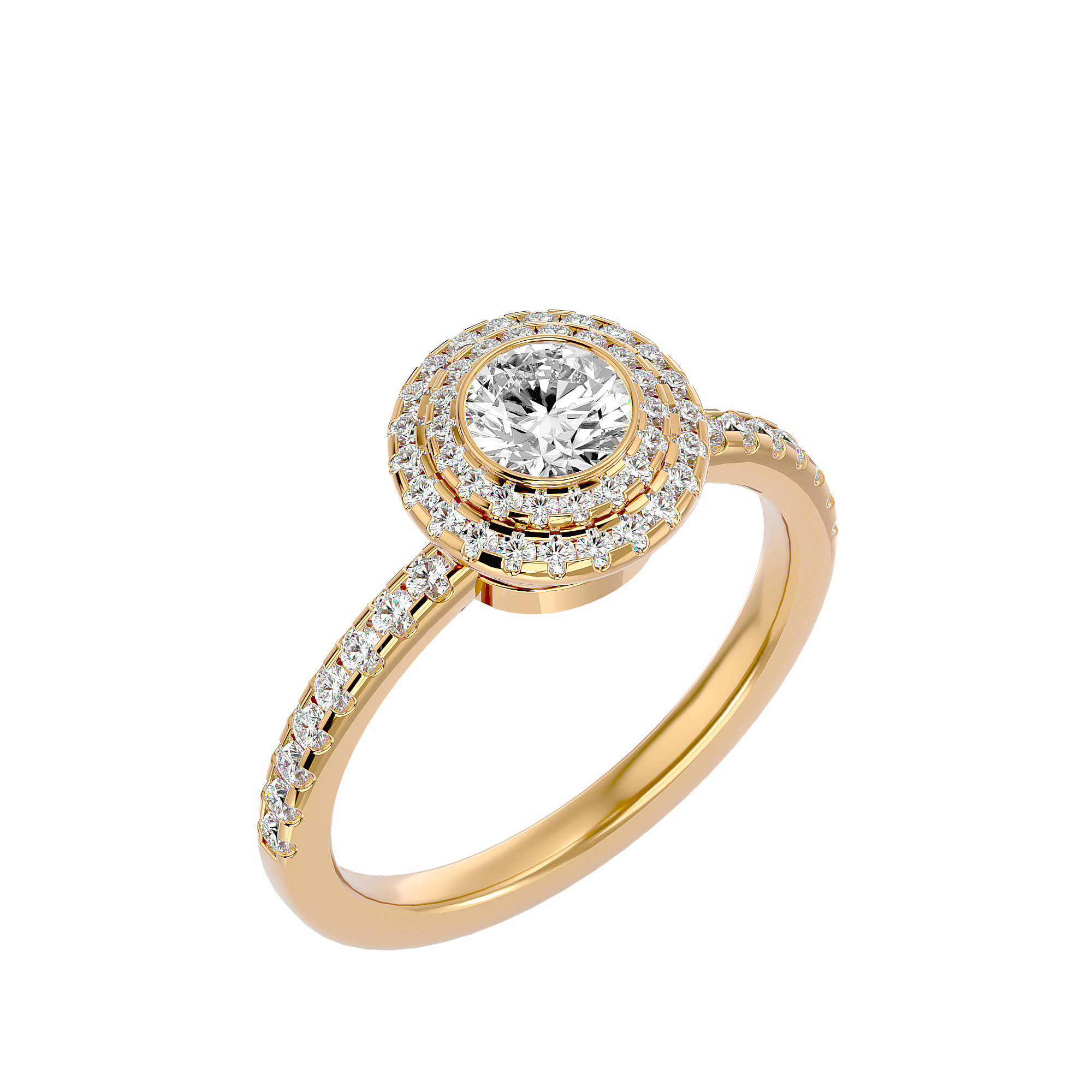 HOH Maria Diamond Halo Ring