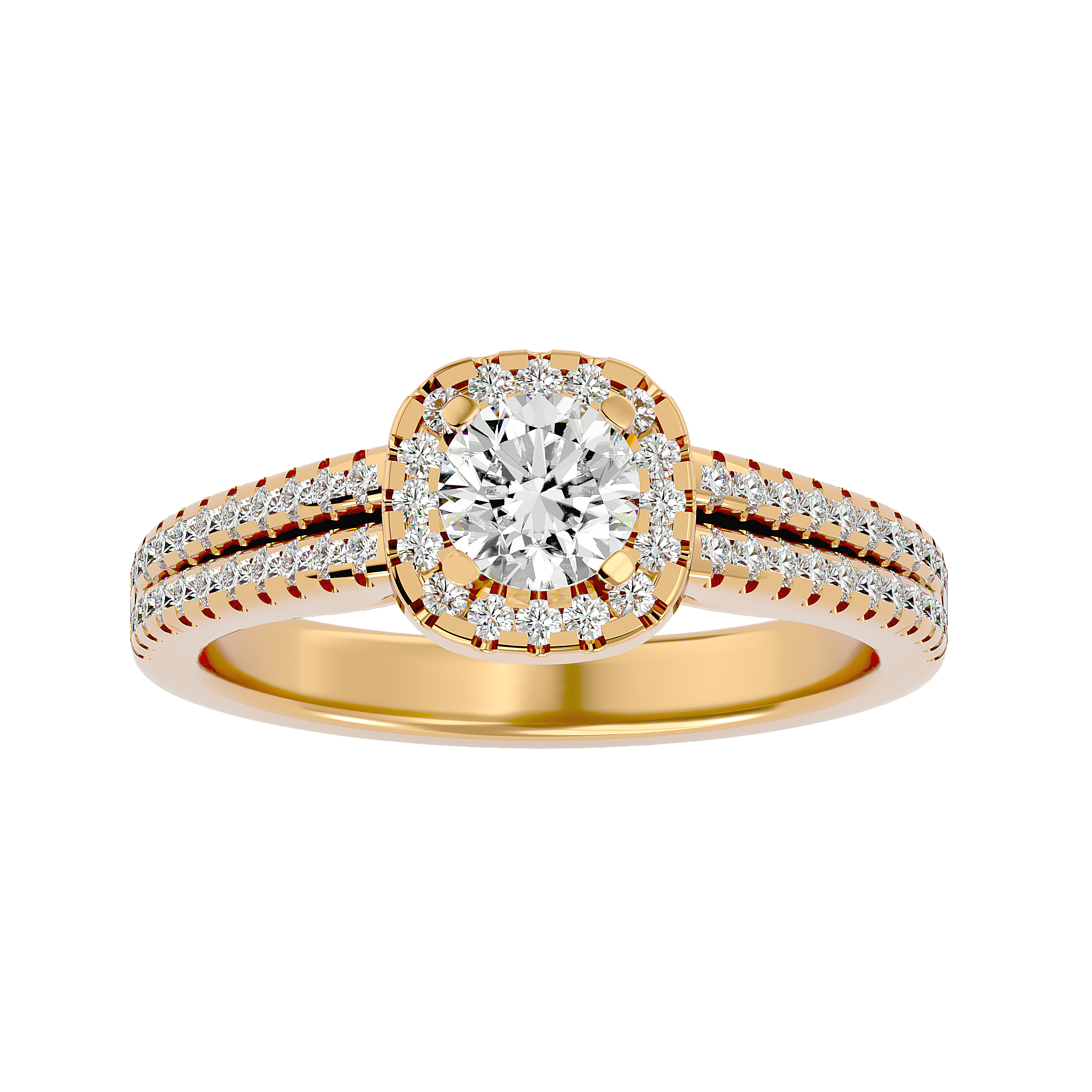 HOH Mireille Diamond Halo Ring