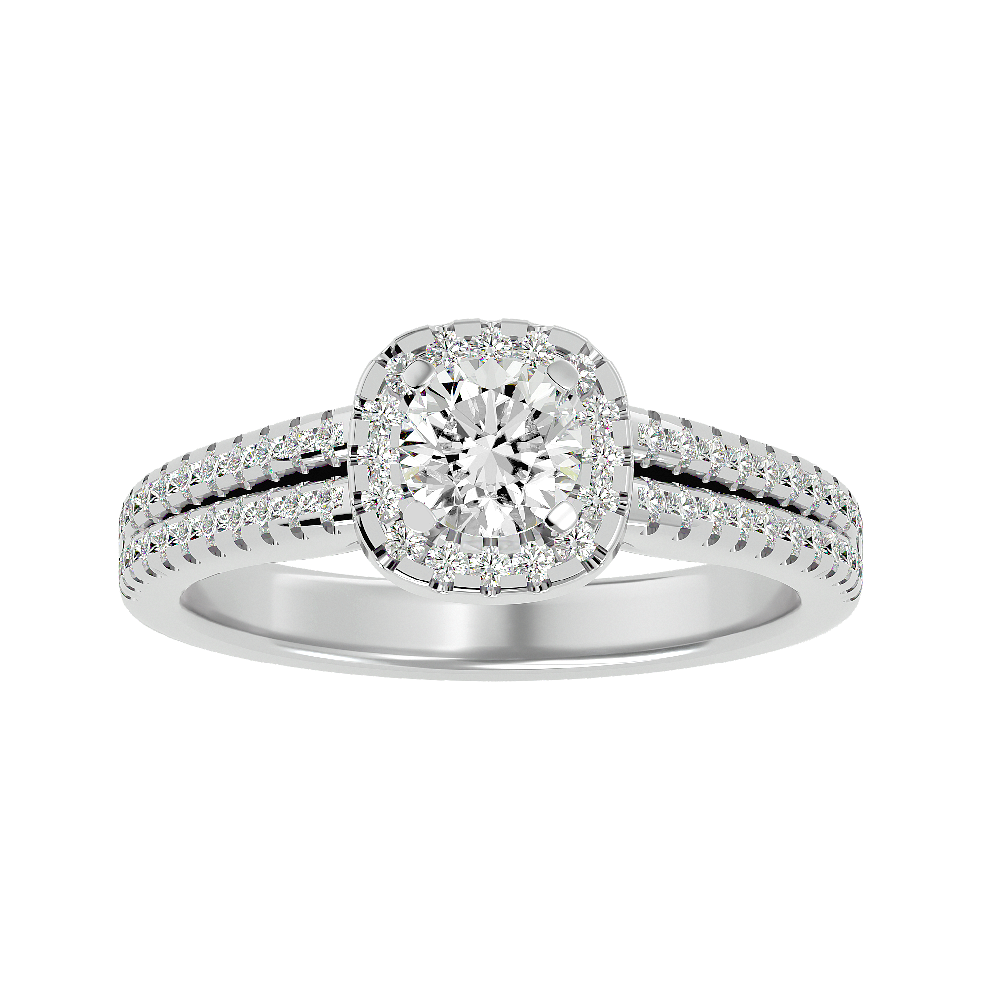 HOH Mireille Diamond Halo Ring