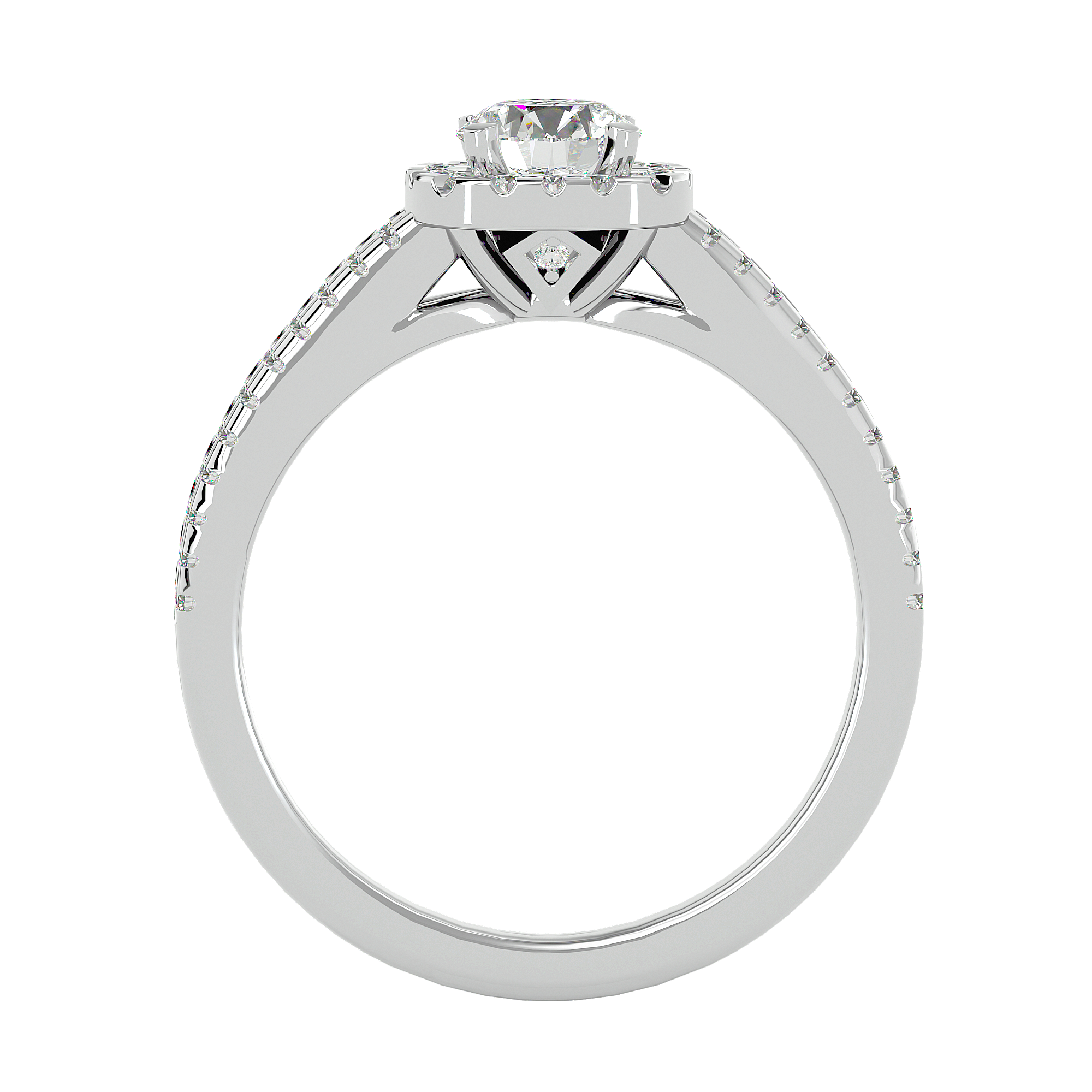 HOH Mireille Diamond Halo Ring