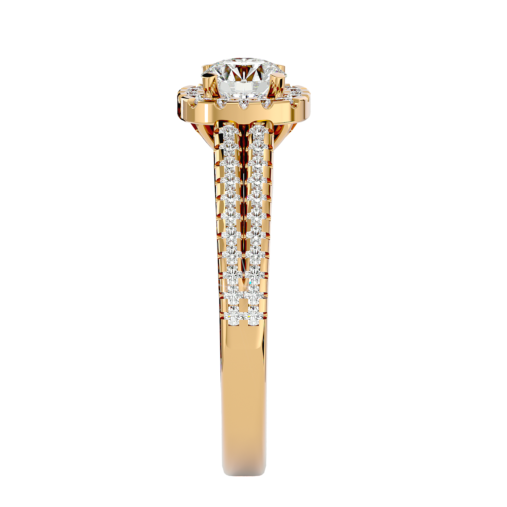 HOH Mireille Diamond Halo Ring
