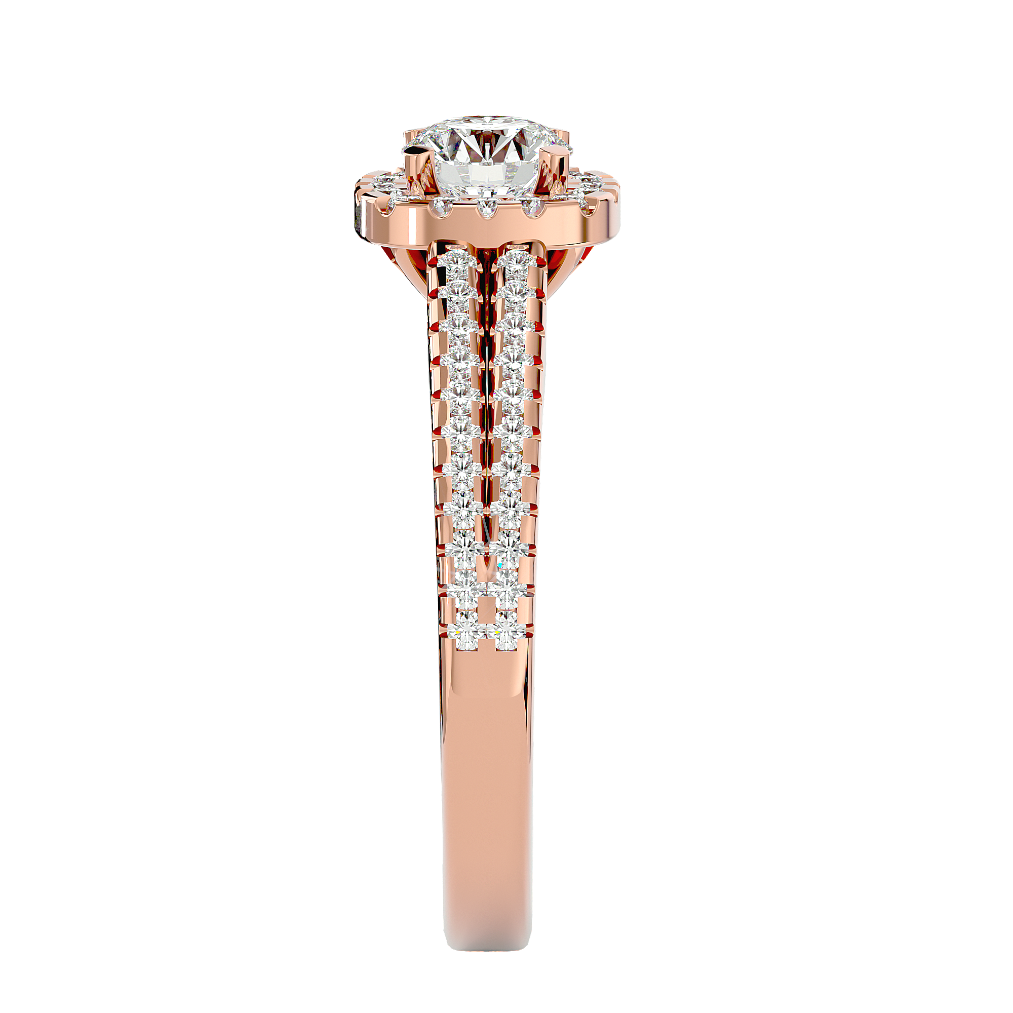 HOH Mireille Diamond Halo Ring