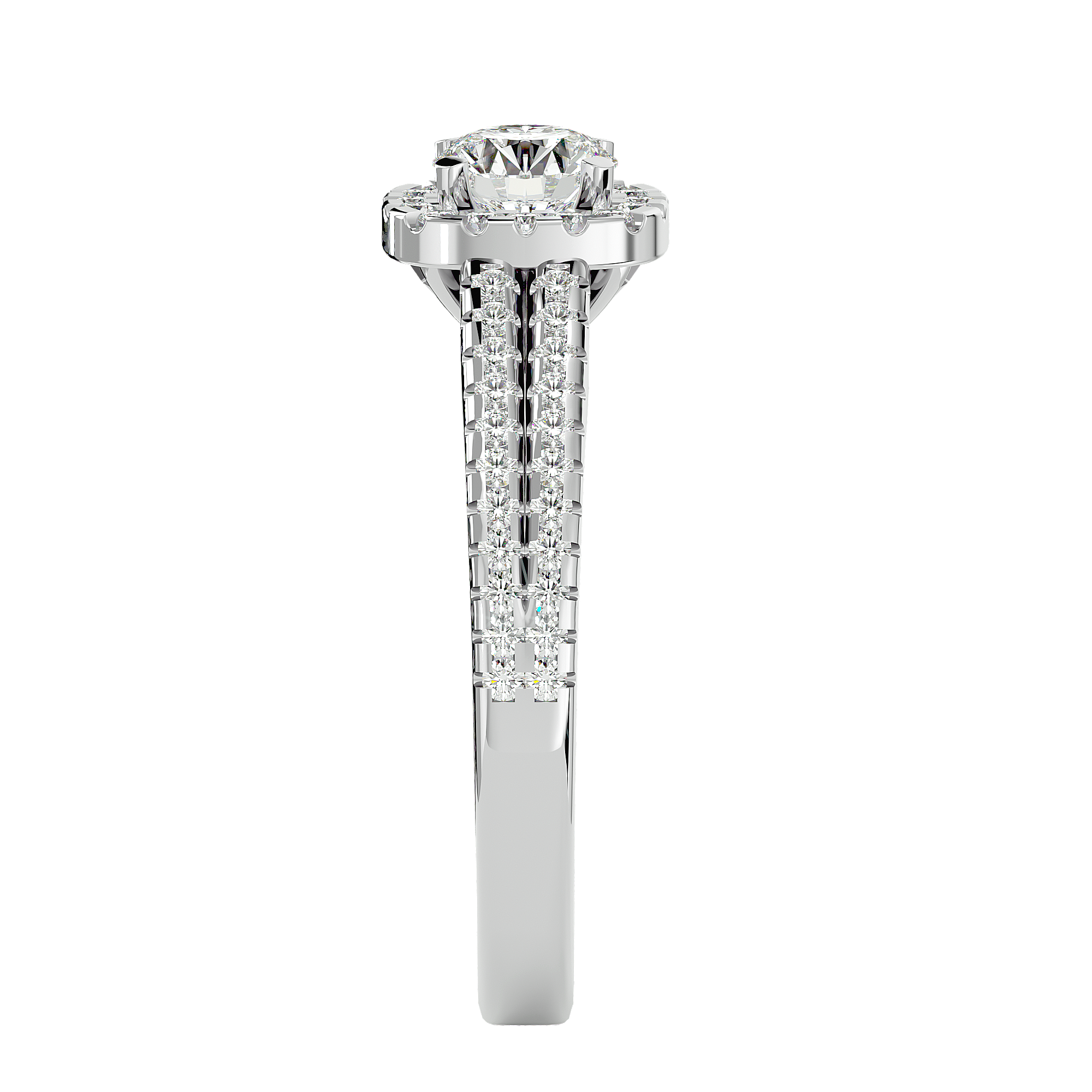 HOH Mireille Diamond Halo Ring