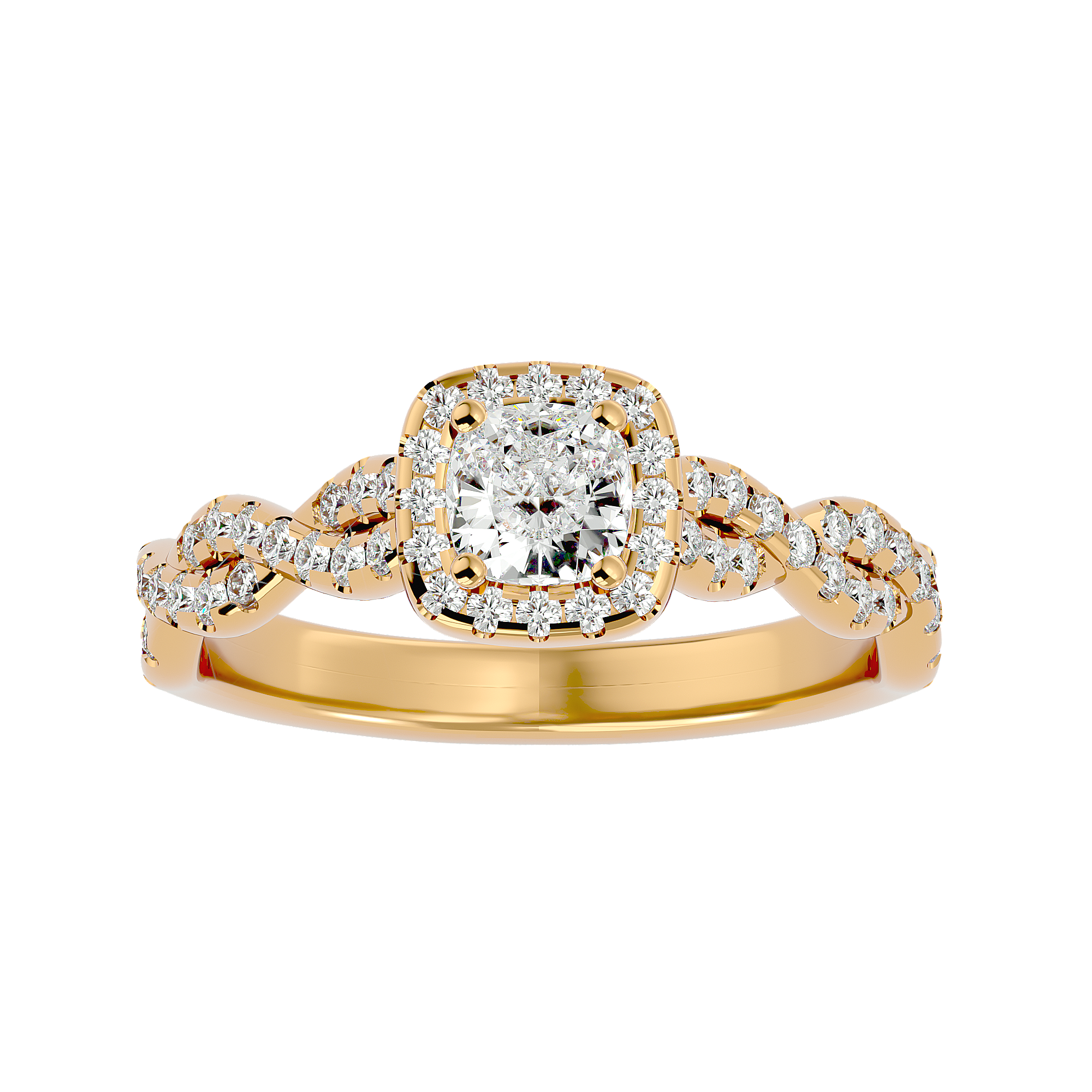 HOH Octavia Diamond Halo Ring